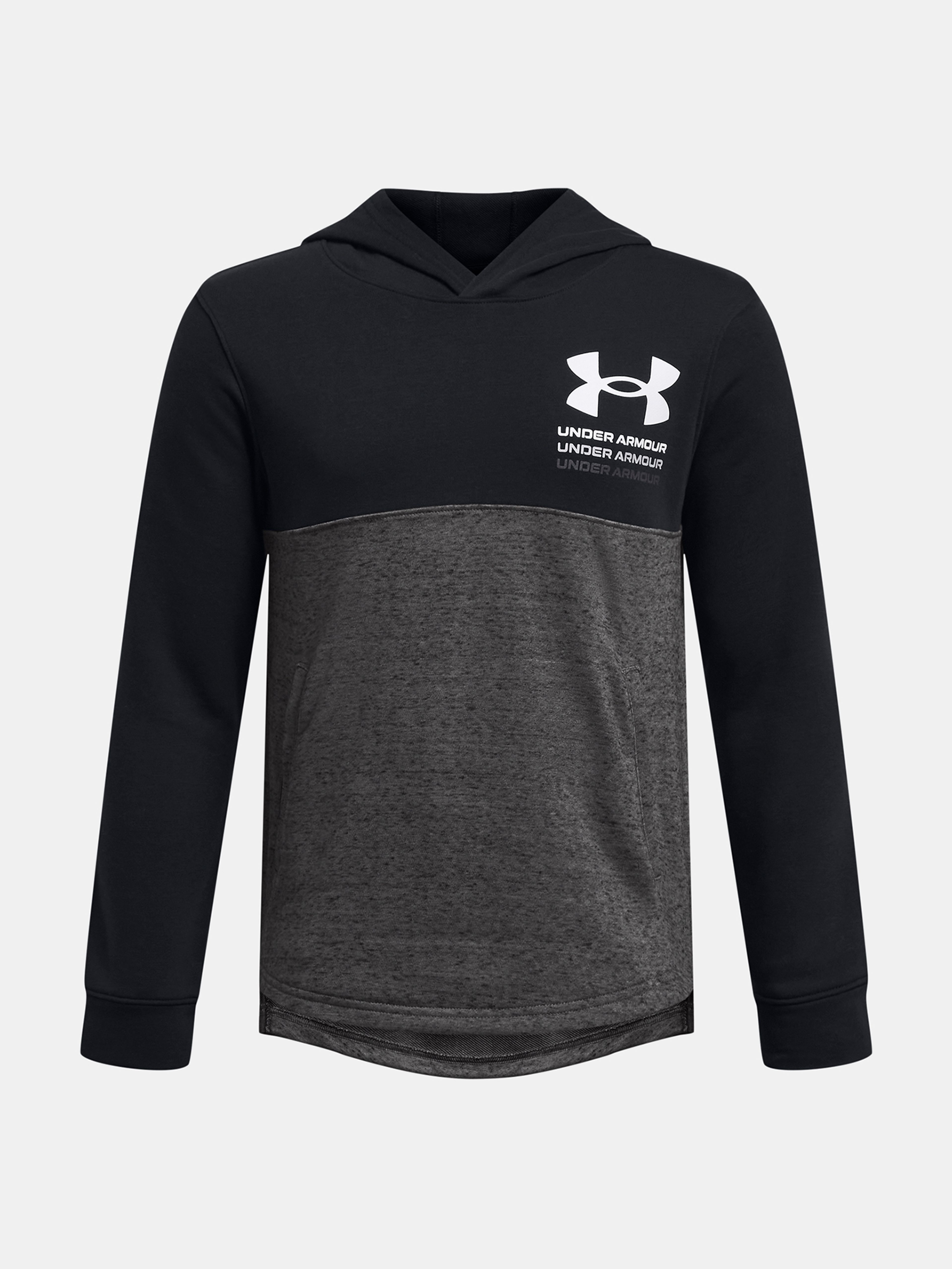 Mikina Under Armour UA Boys Rival Terry Hoodie-BLK