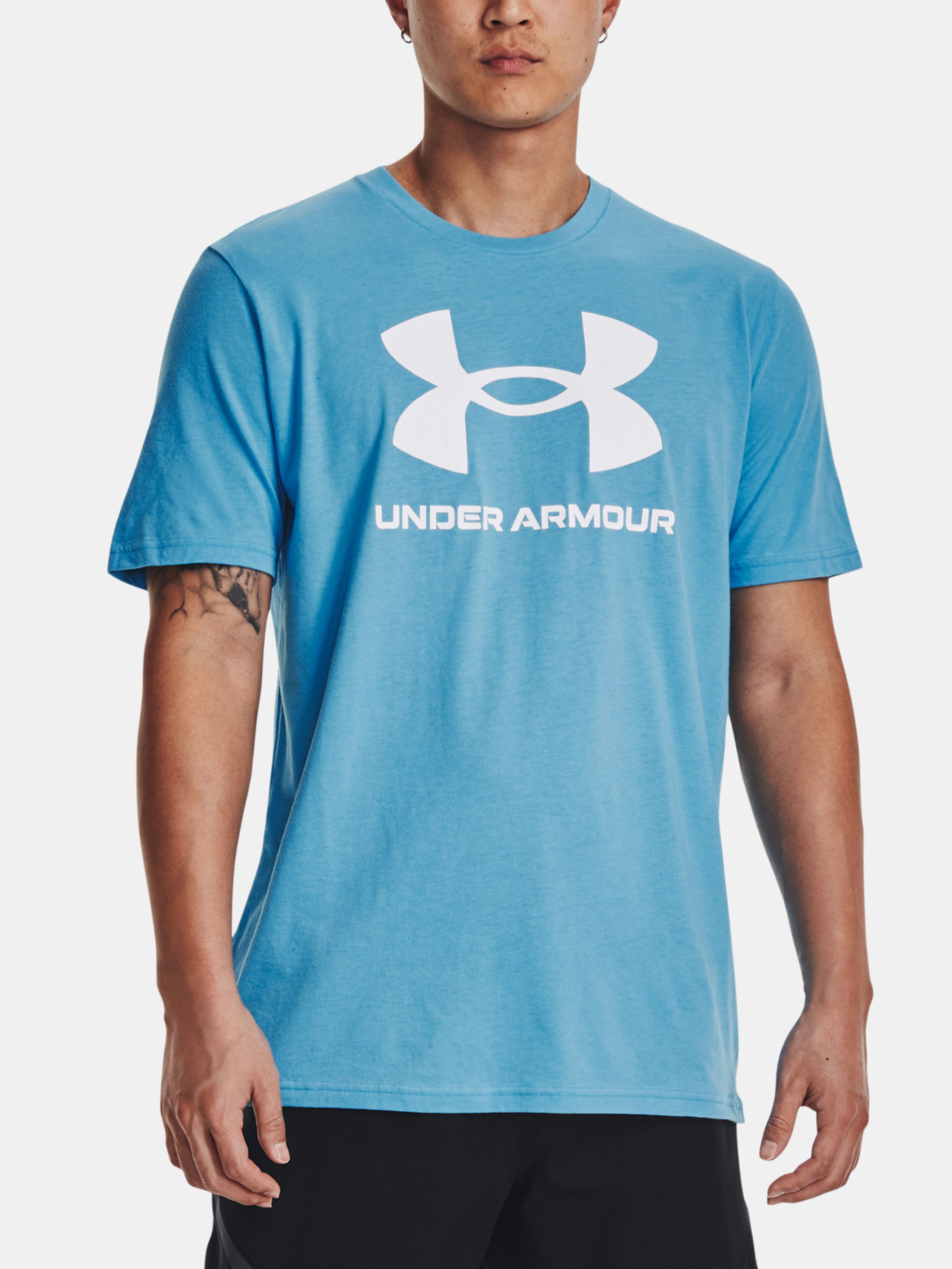 Tričko Under Armour UA M Sportstyle Logo Tee MFO-BLU