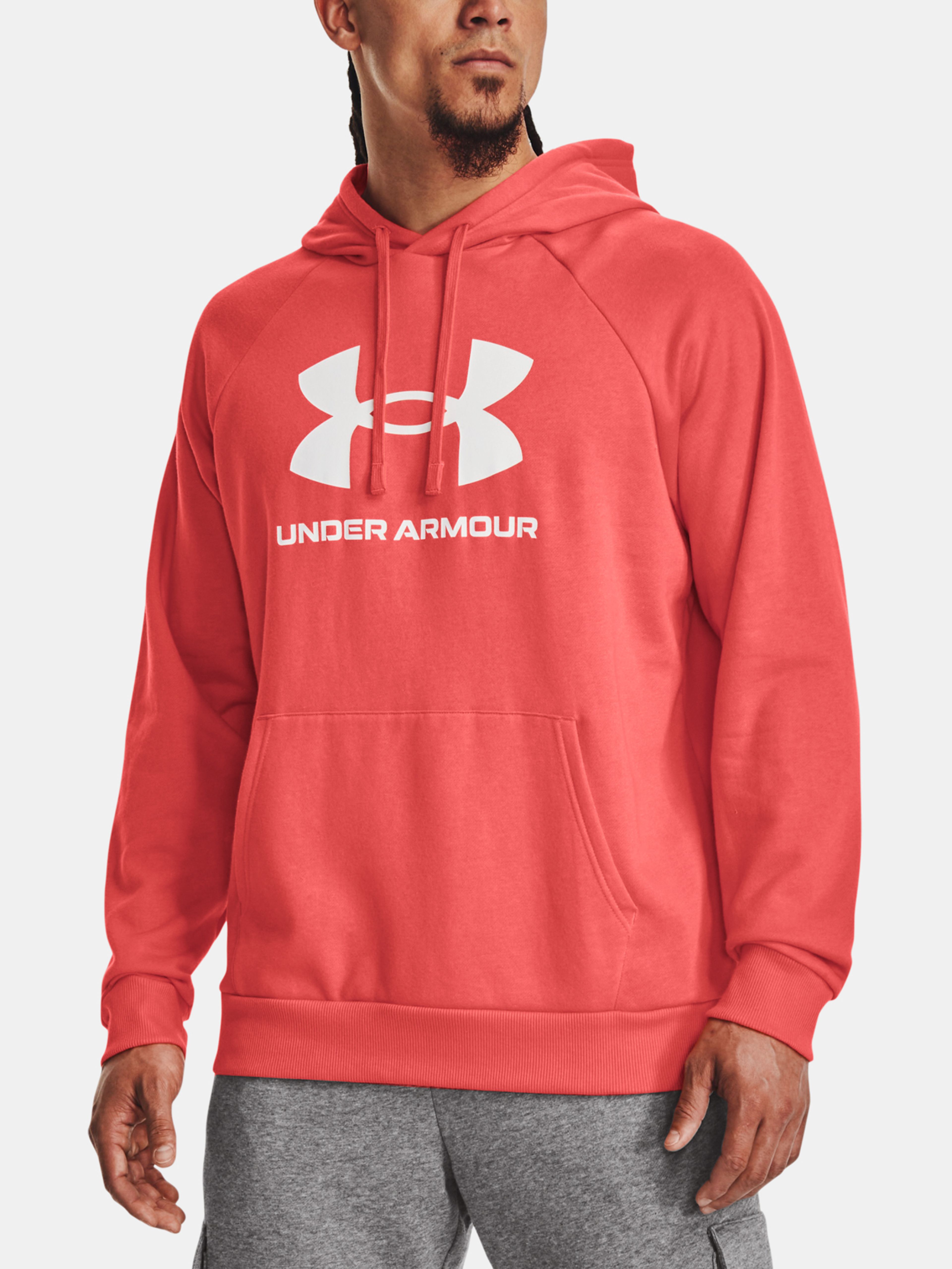 Mikina Under Armour UA Rival Fleece Logo HD-RED