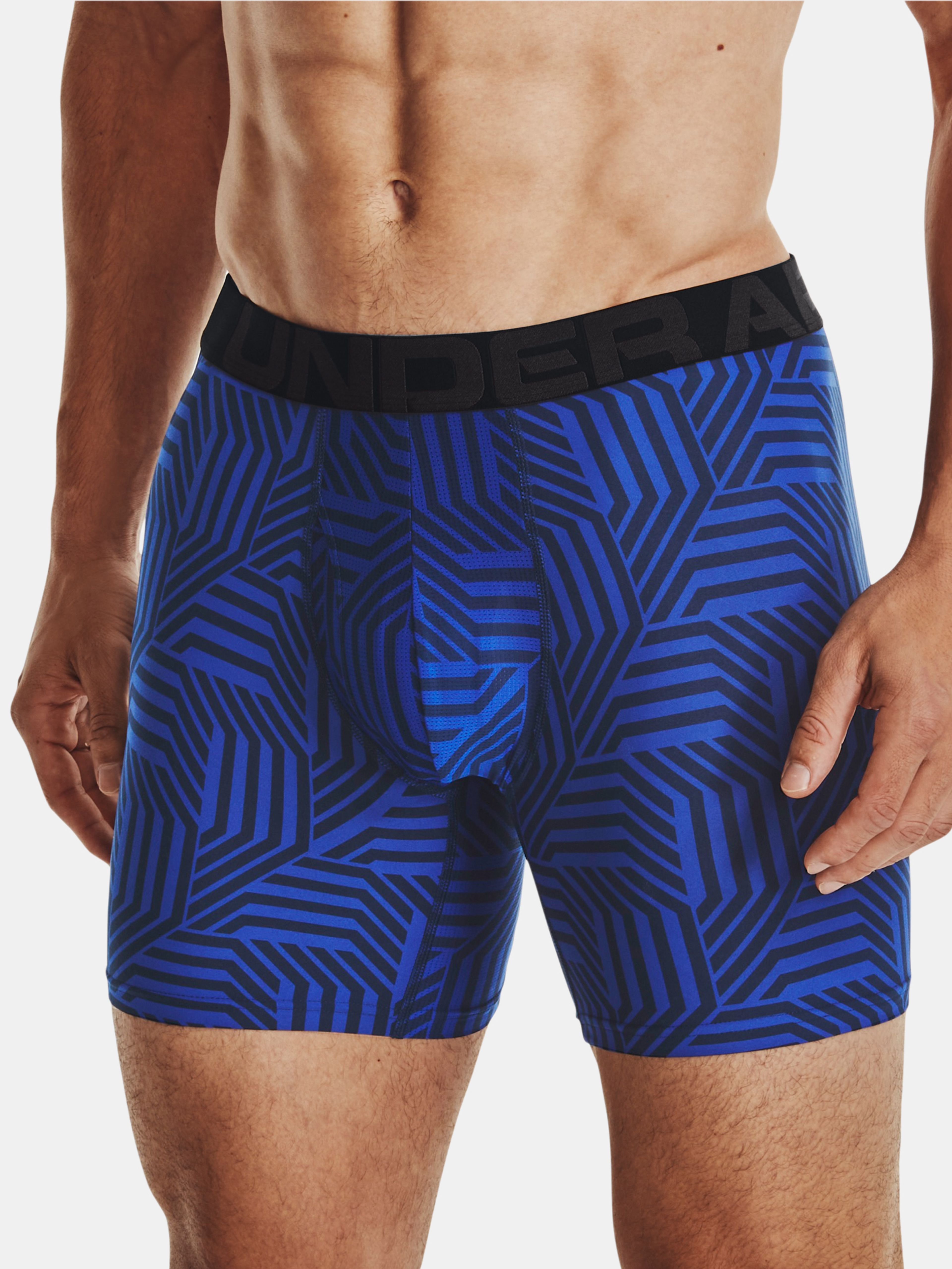 Boxerky Under Armour UA Tech 6in Novelty 2 Pack-GRY