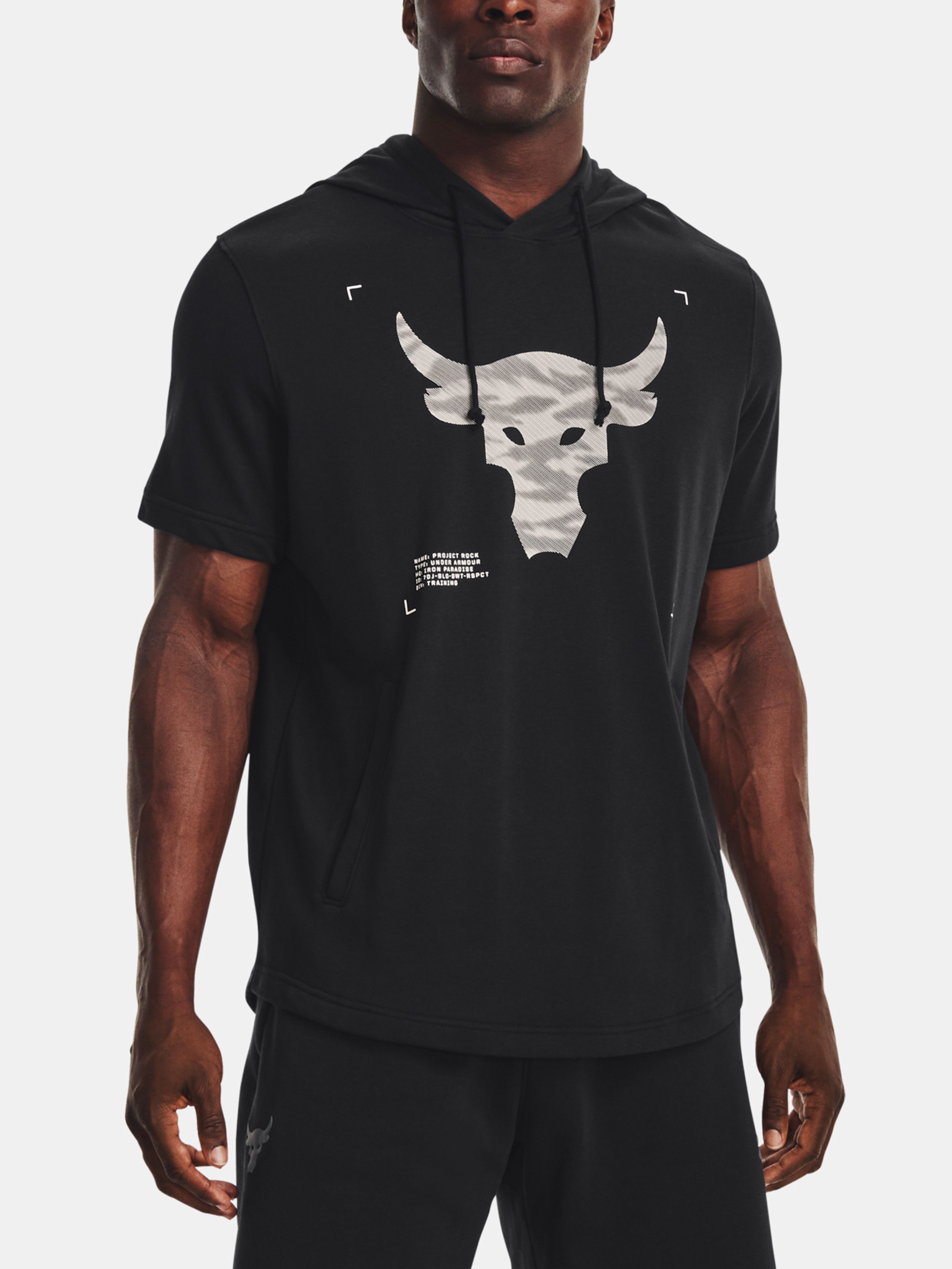 Mikina Under Armour UA Pjt Rock Terry SS HD-BLK