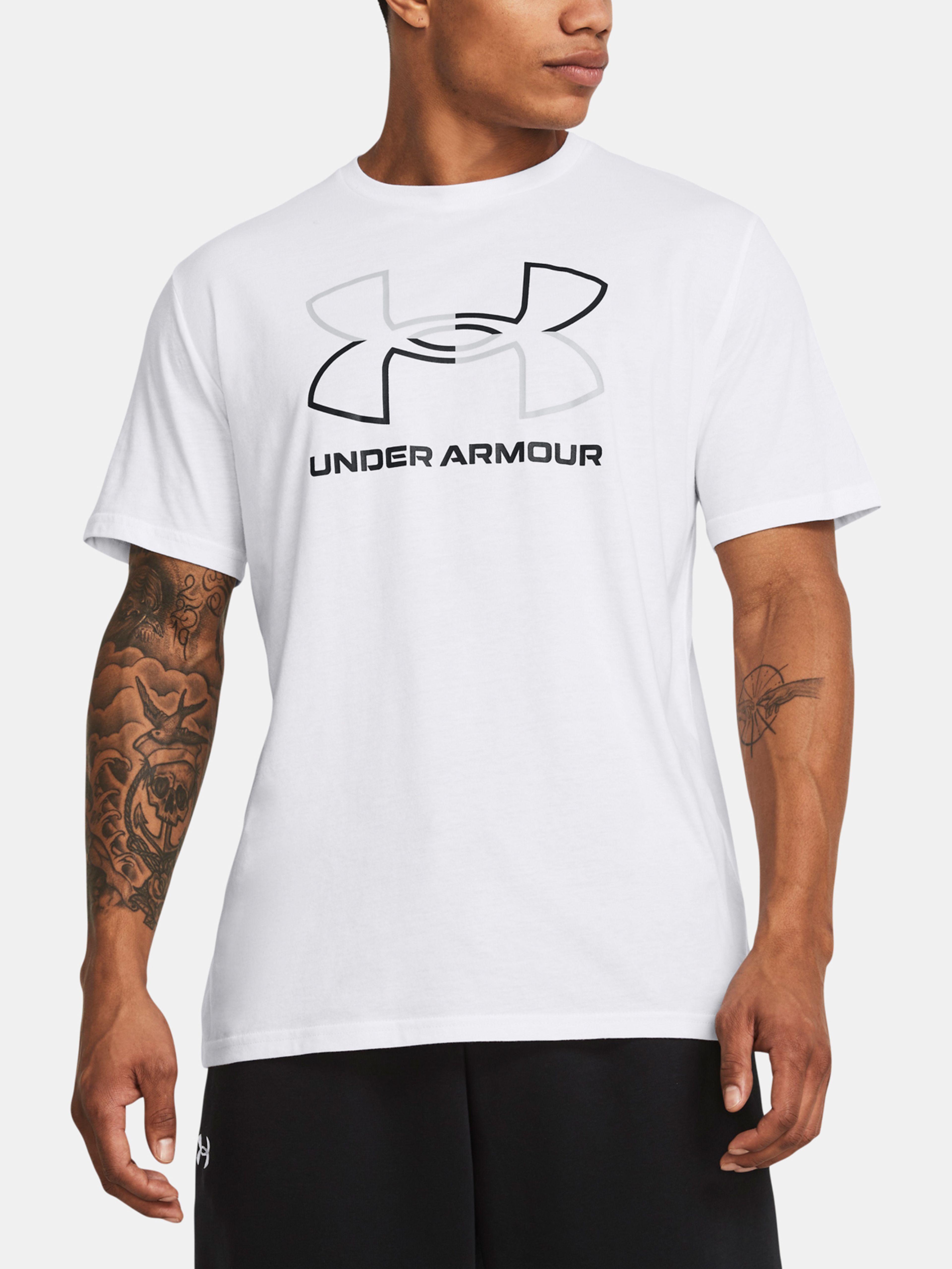 Tričko Under Armour UA GL FOUNDATION UPDATE SS-WHT