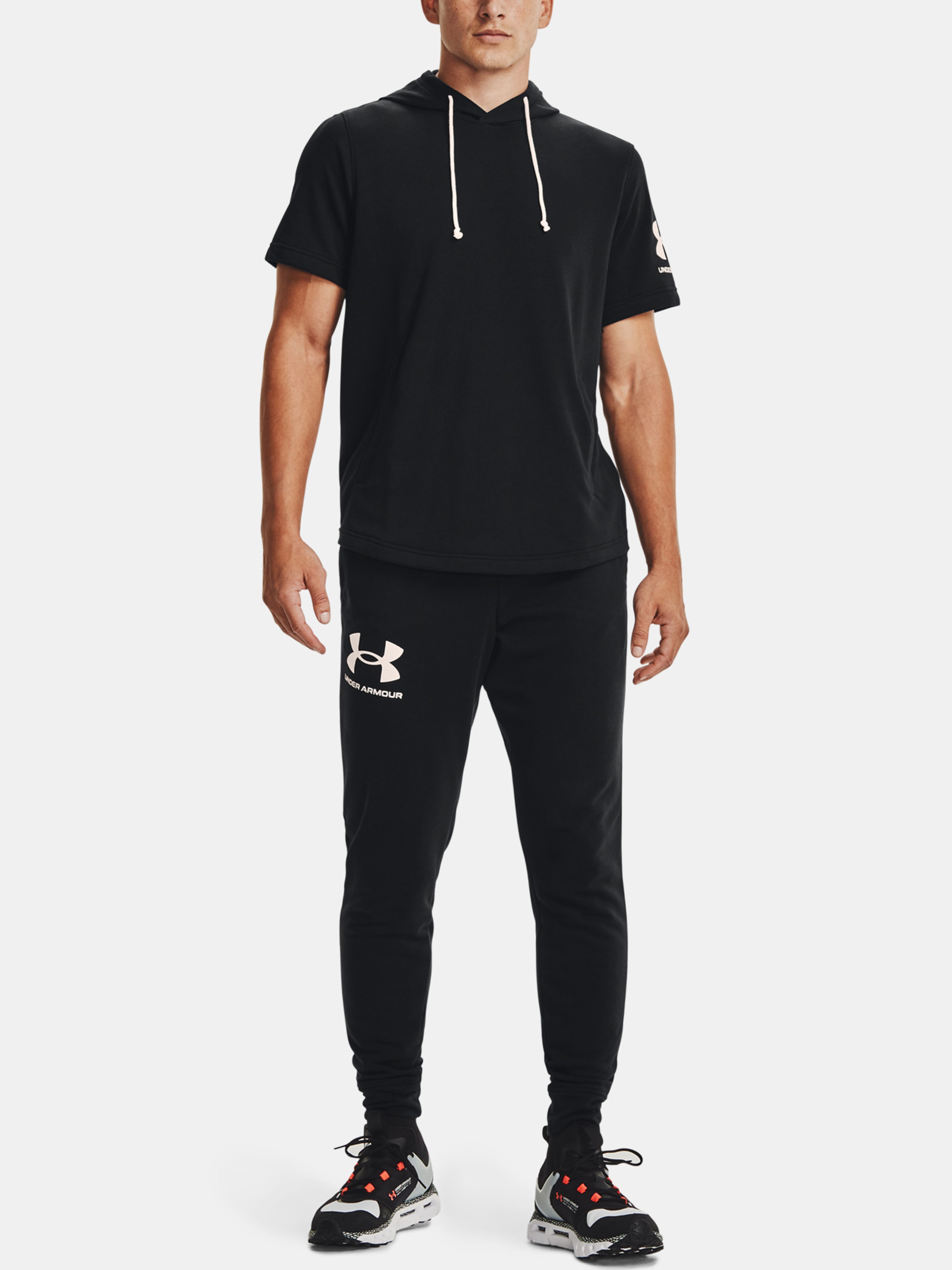  UA Rival Terry Joggers, Black - children's sweatpants - UNDER  ARMOUR - 31.36 € - outdoorové oblečení a vybavení shop