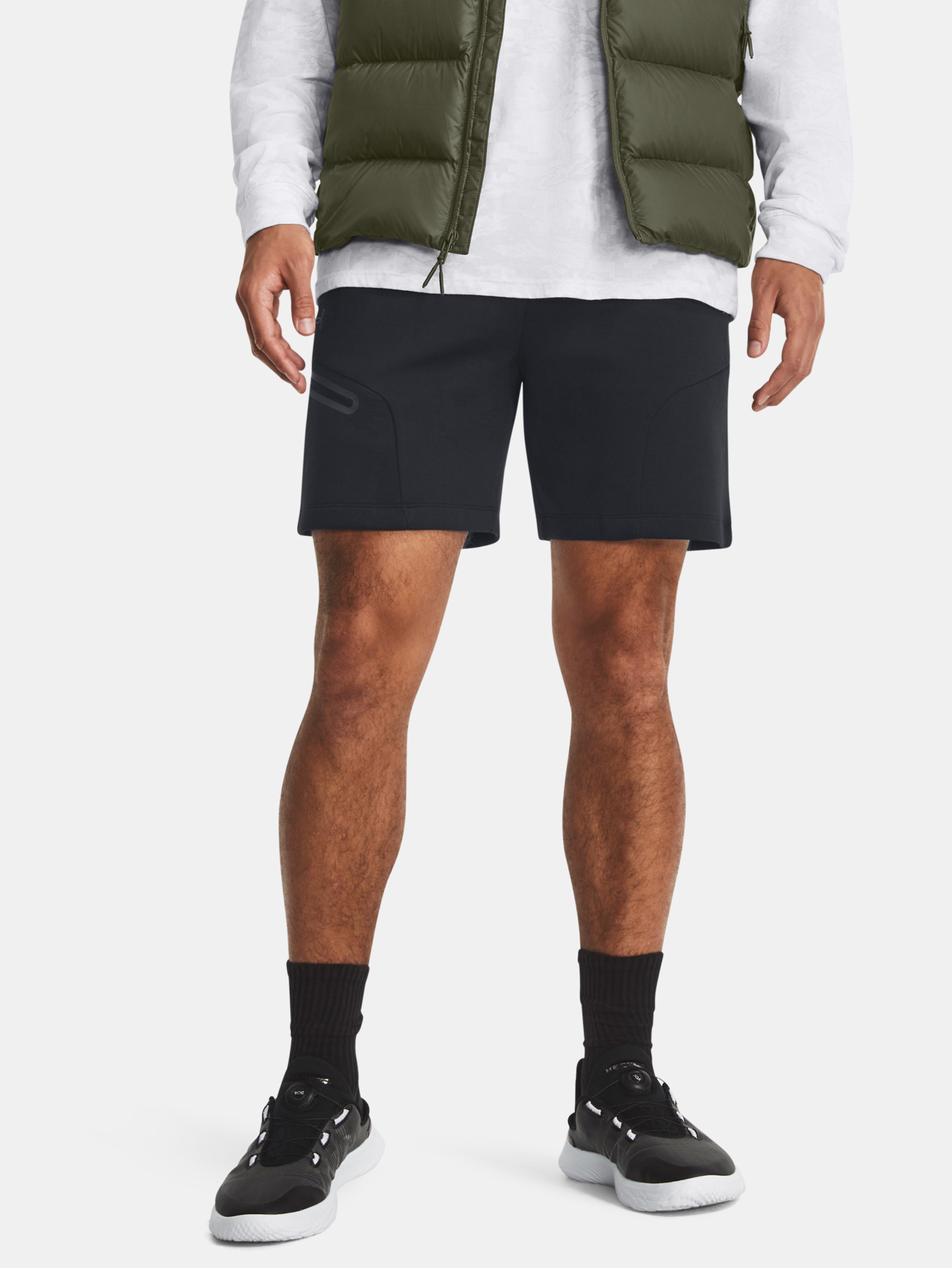Kratke hlače Under Armour UA Unstoppable Flc Shorts-BLK