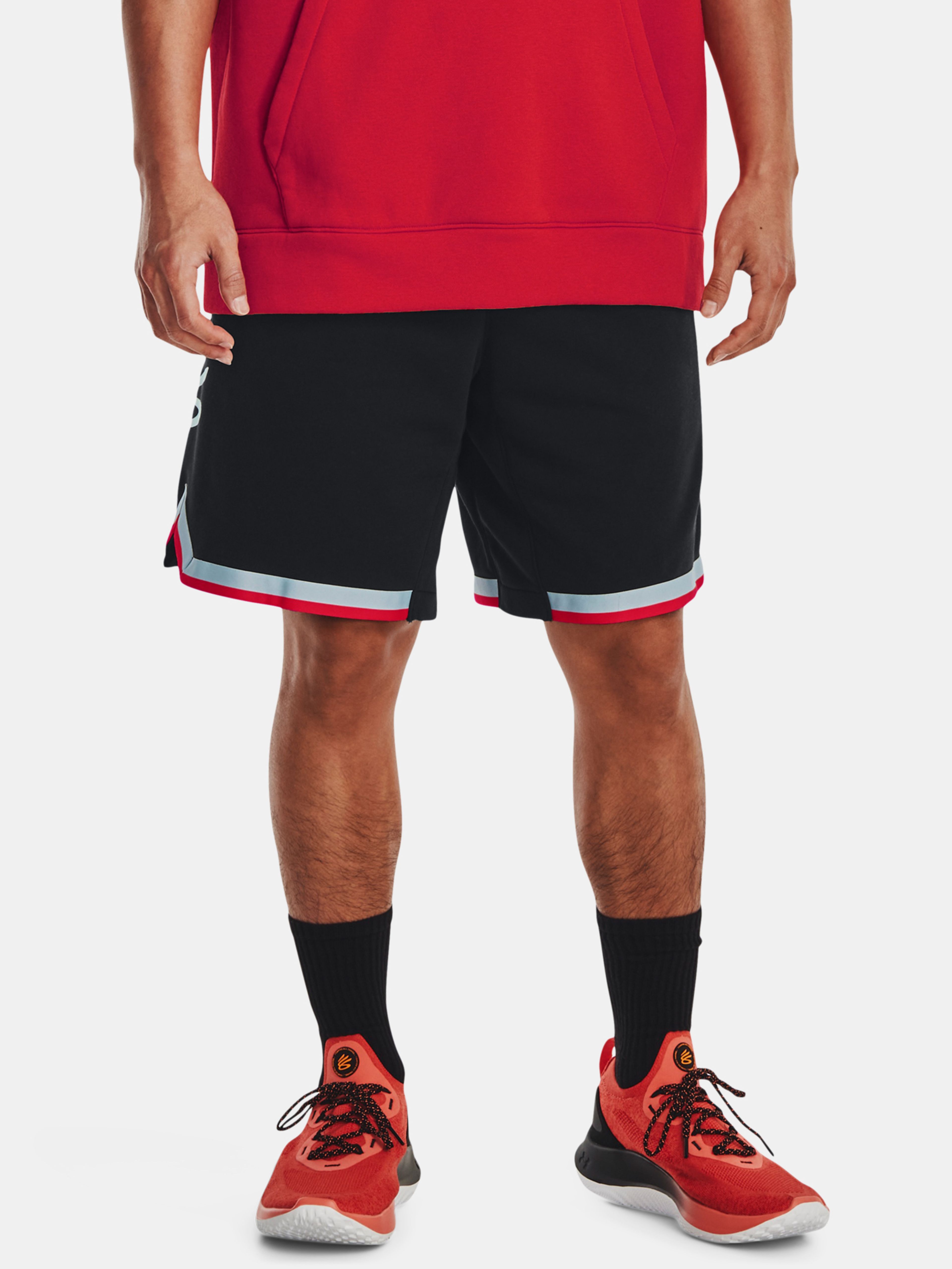 Kraťasy Under Armour Curry Fleece 9'' Short-BLK