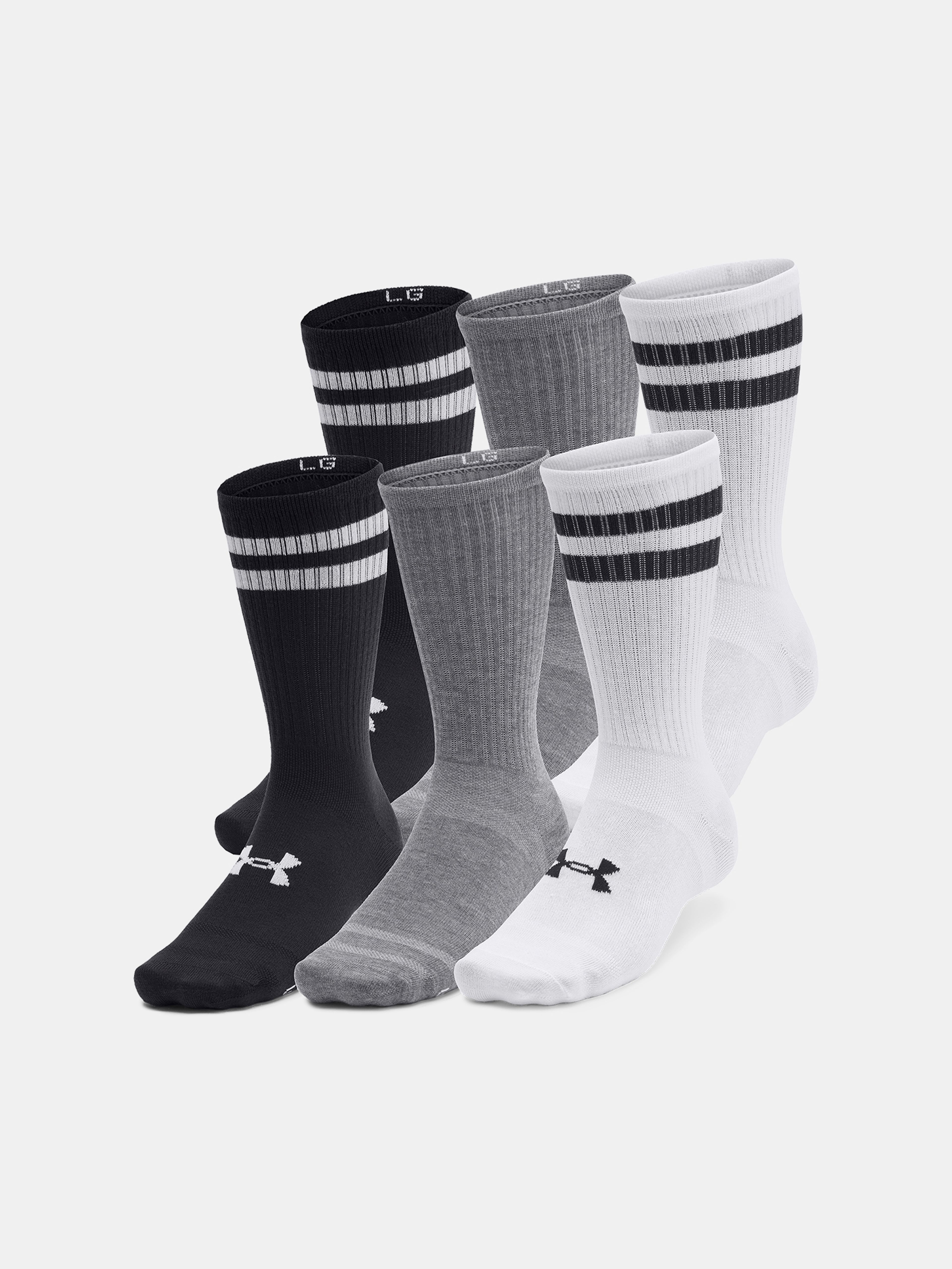 Unisex ponožky Under Armour UA Essential 6pk Crew