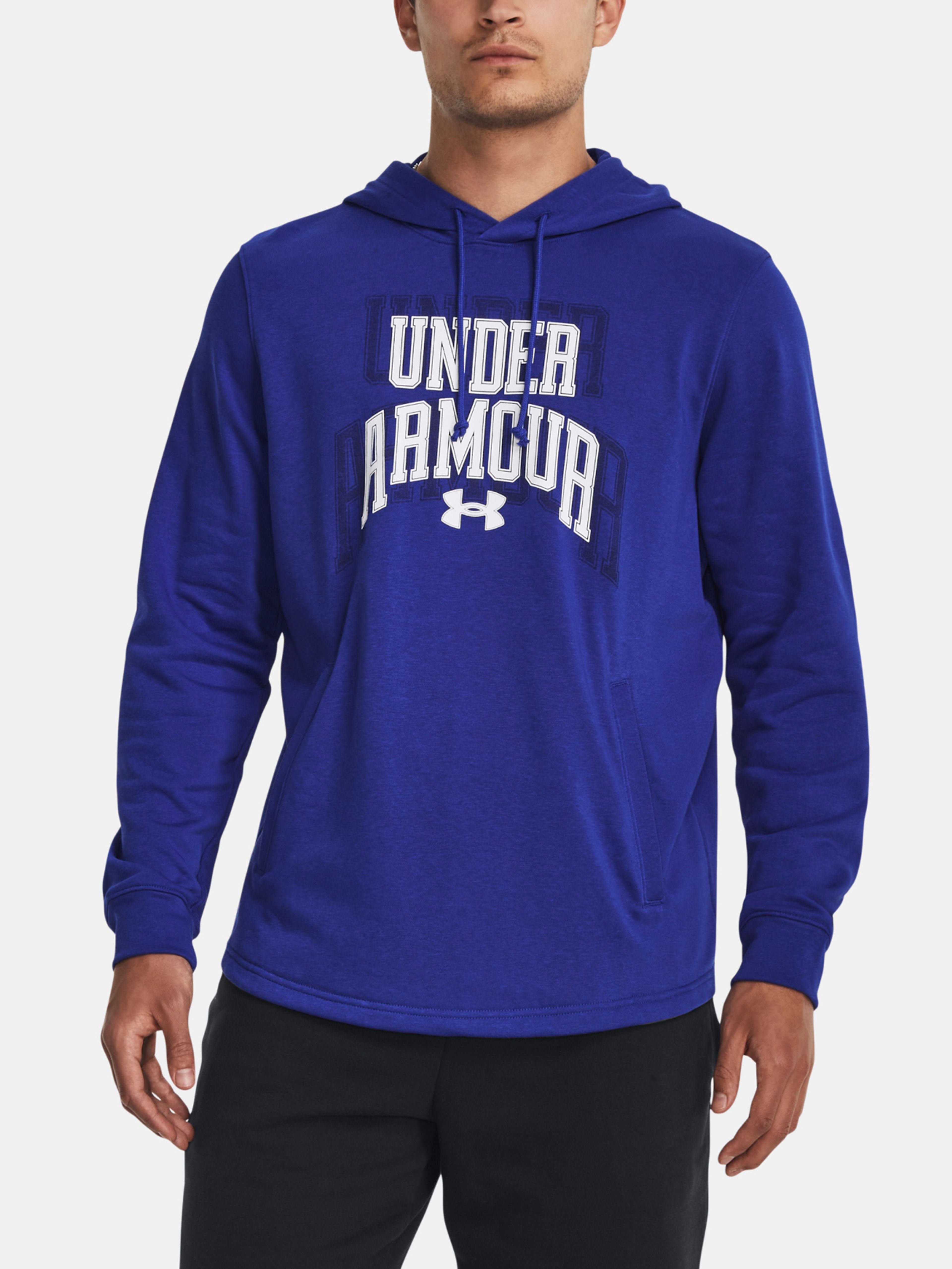 Pulover Under Armour UA Rival Terry Graphic HD-BLU