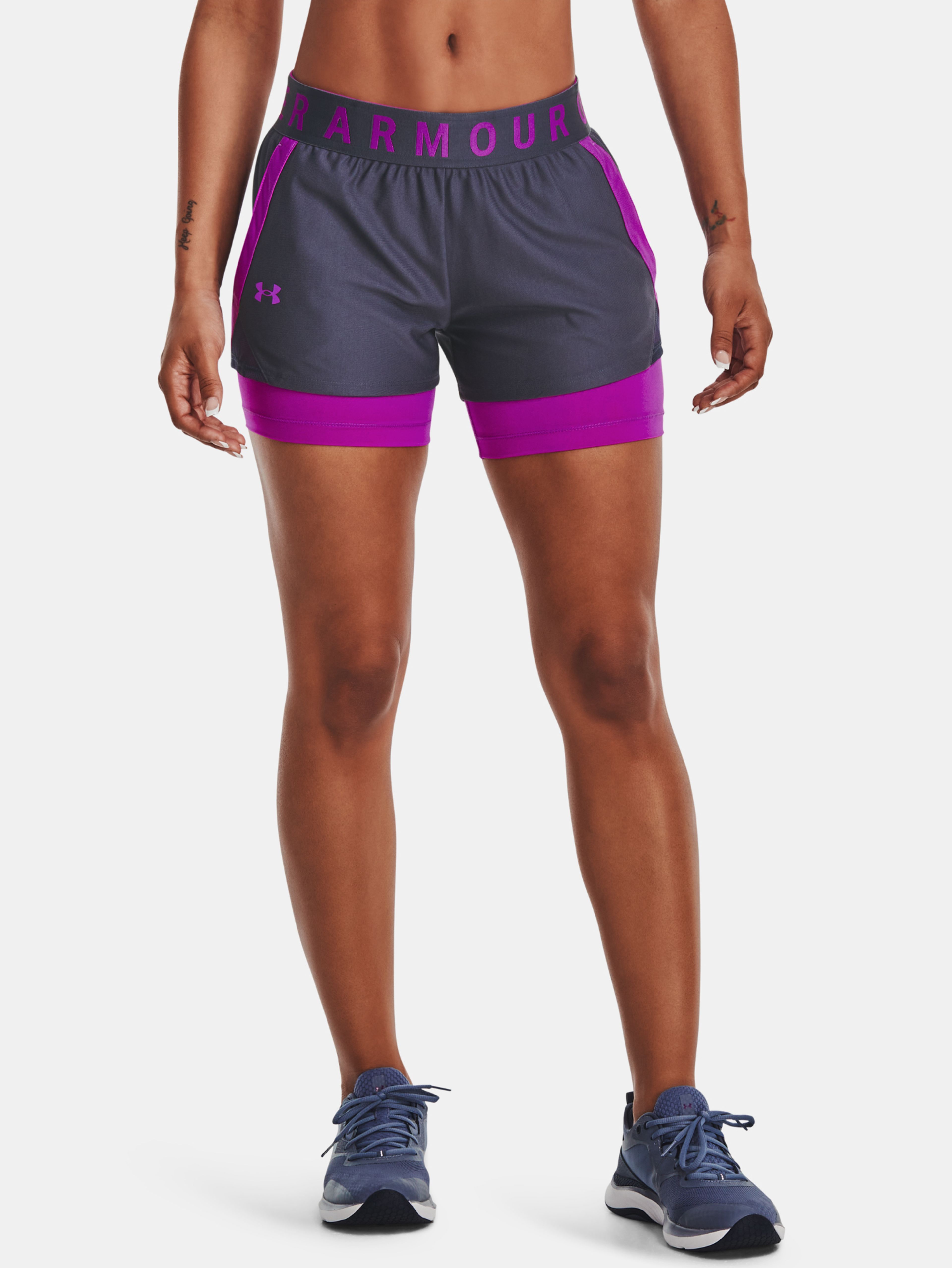 Kraťasy Under Armour Play Up 2-in-1 Shorts -GRY