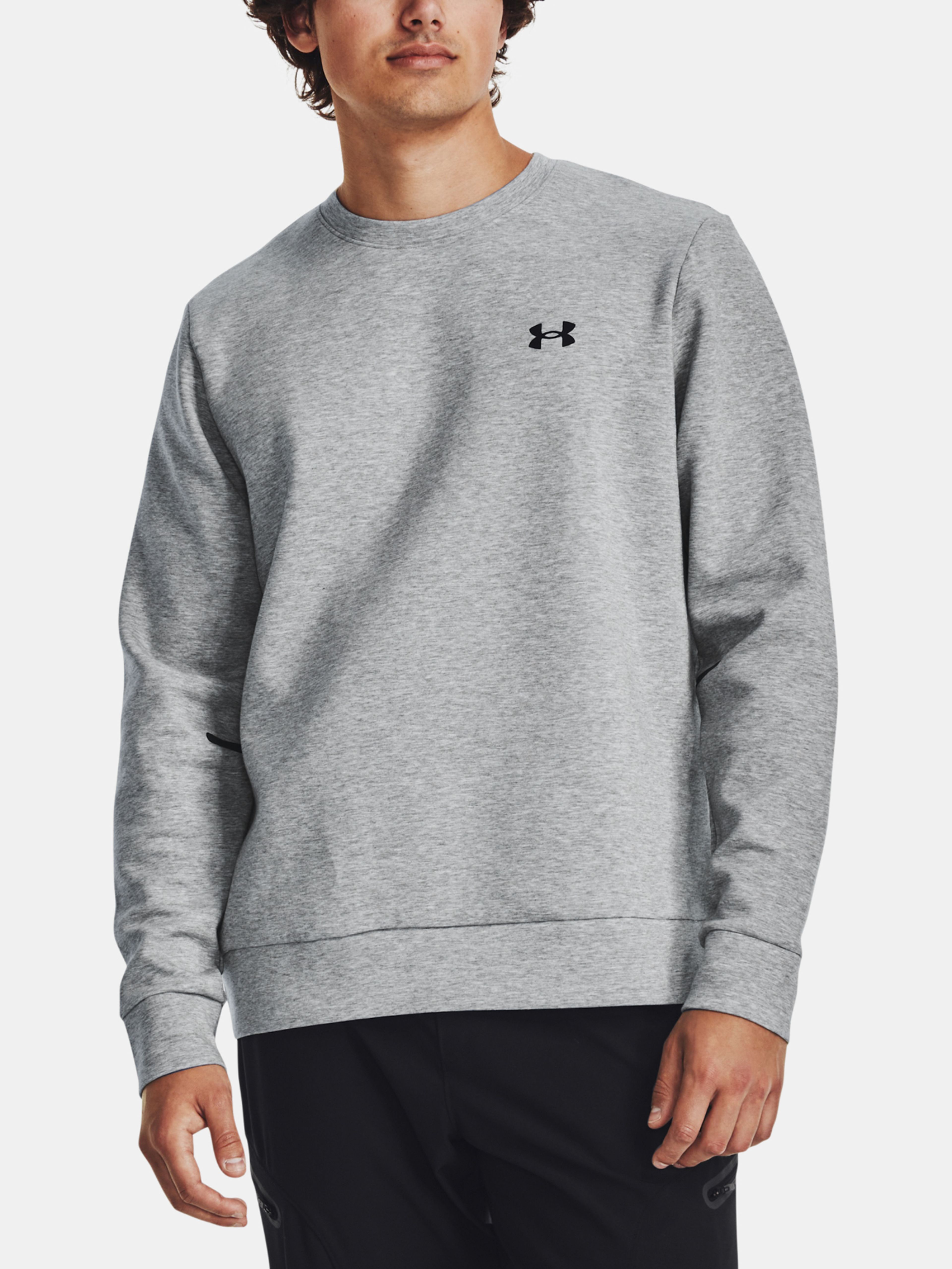 Mikina Under Armour UA Unstoppable Flc Crew-GRY