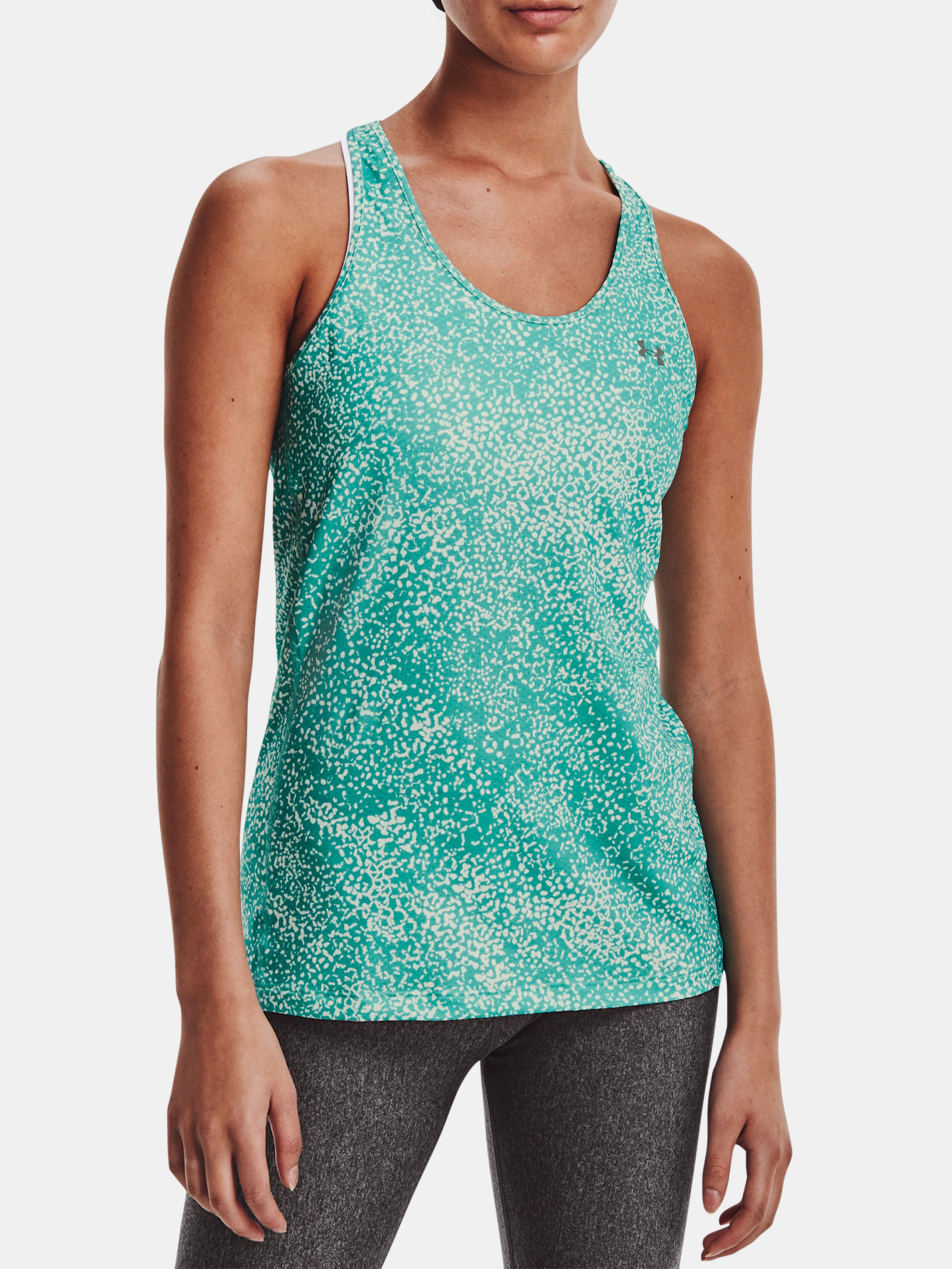 Tílko Under Armour UA HG Armour Racer Print-GRN