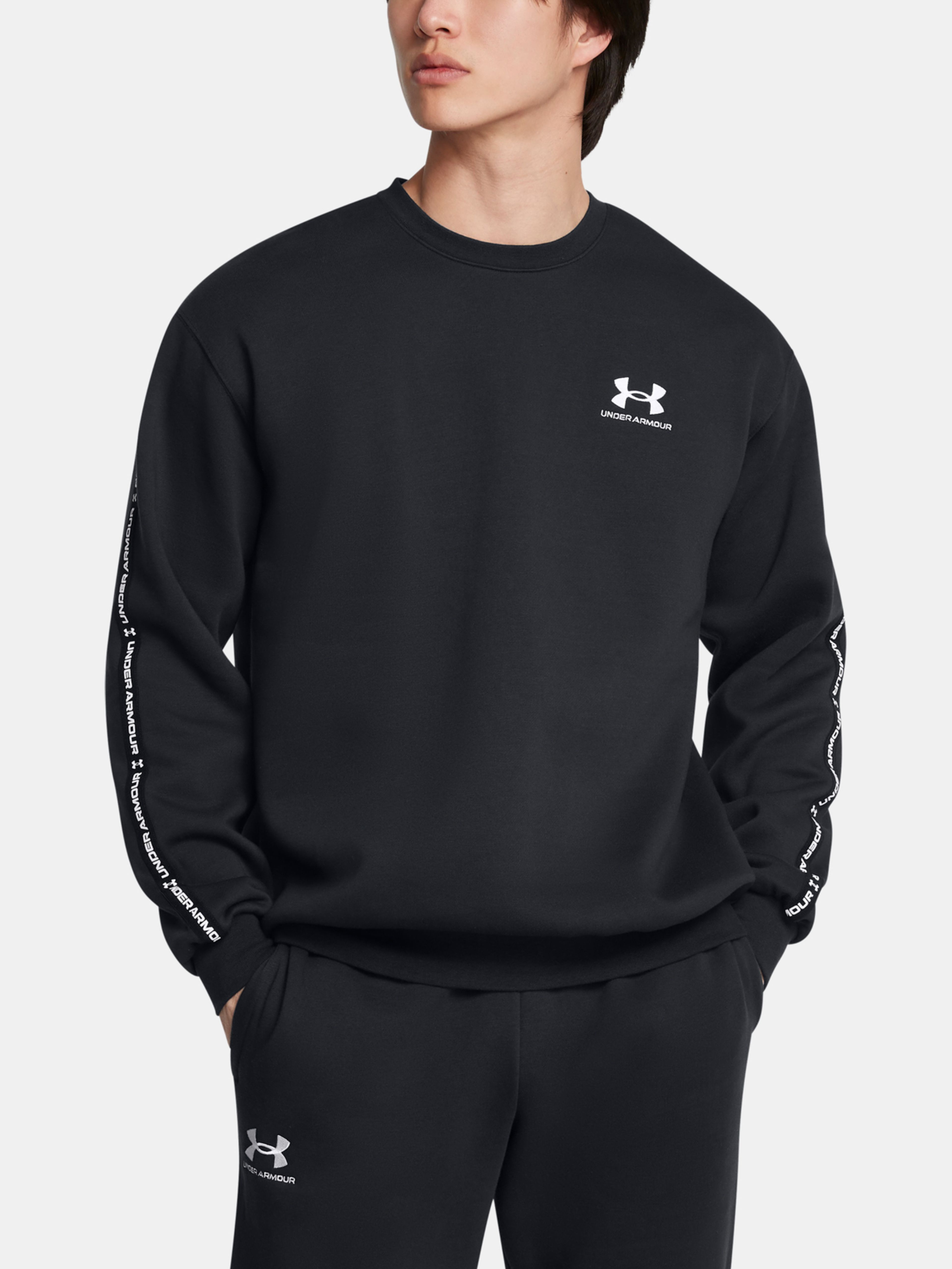 Férfi felső Under Armour UA Icon Fleece Crew Taping