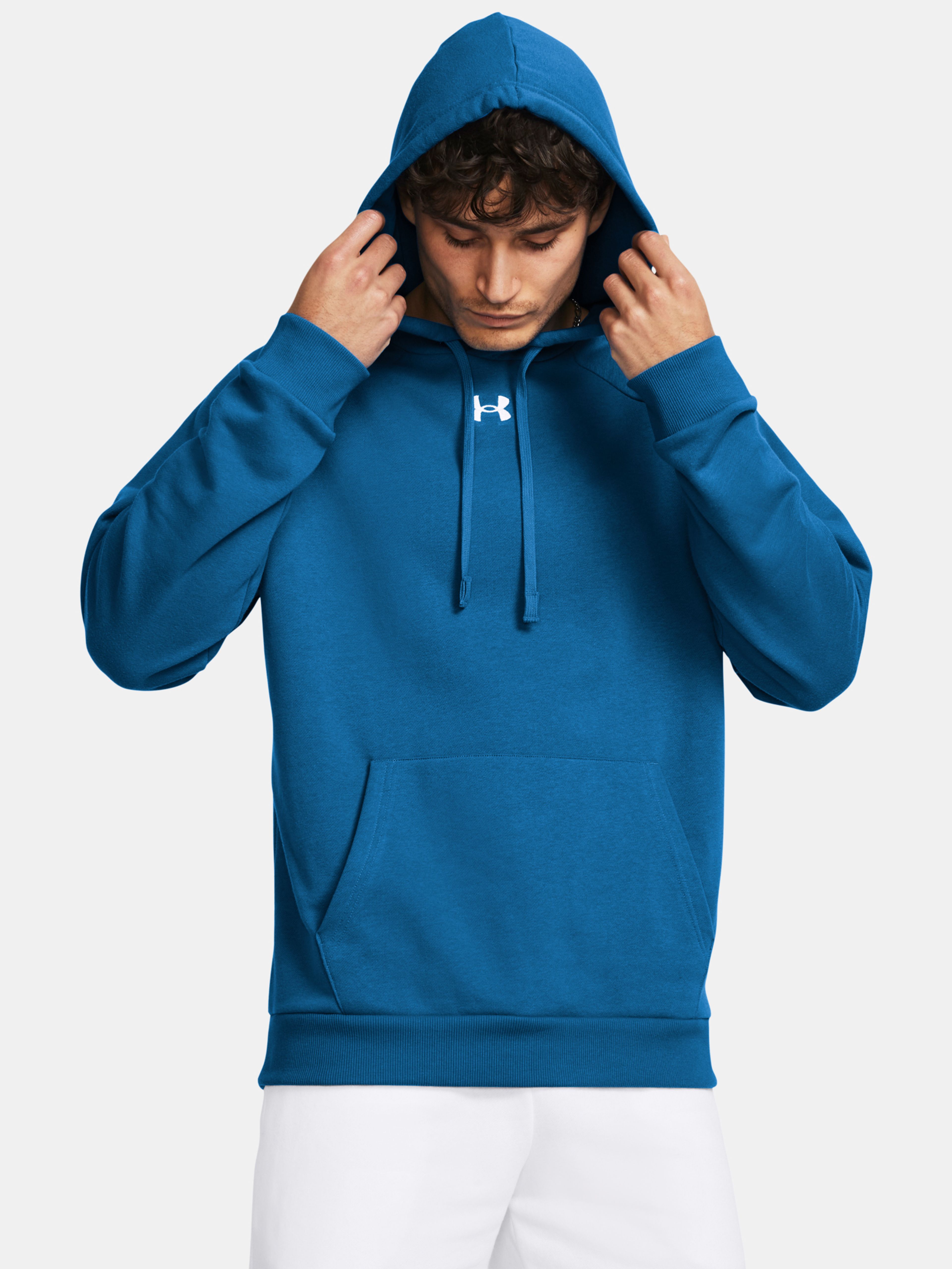 Mikina Under Armour UA Rival Fleece Hoodie-BLU