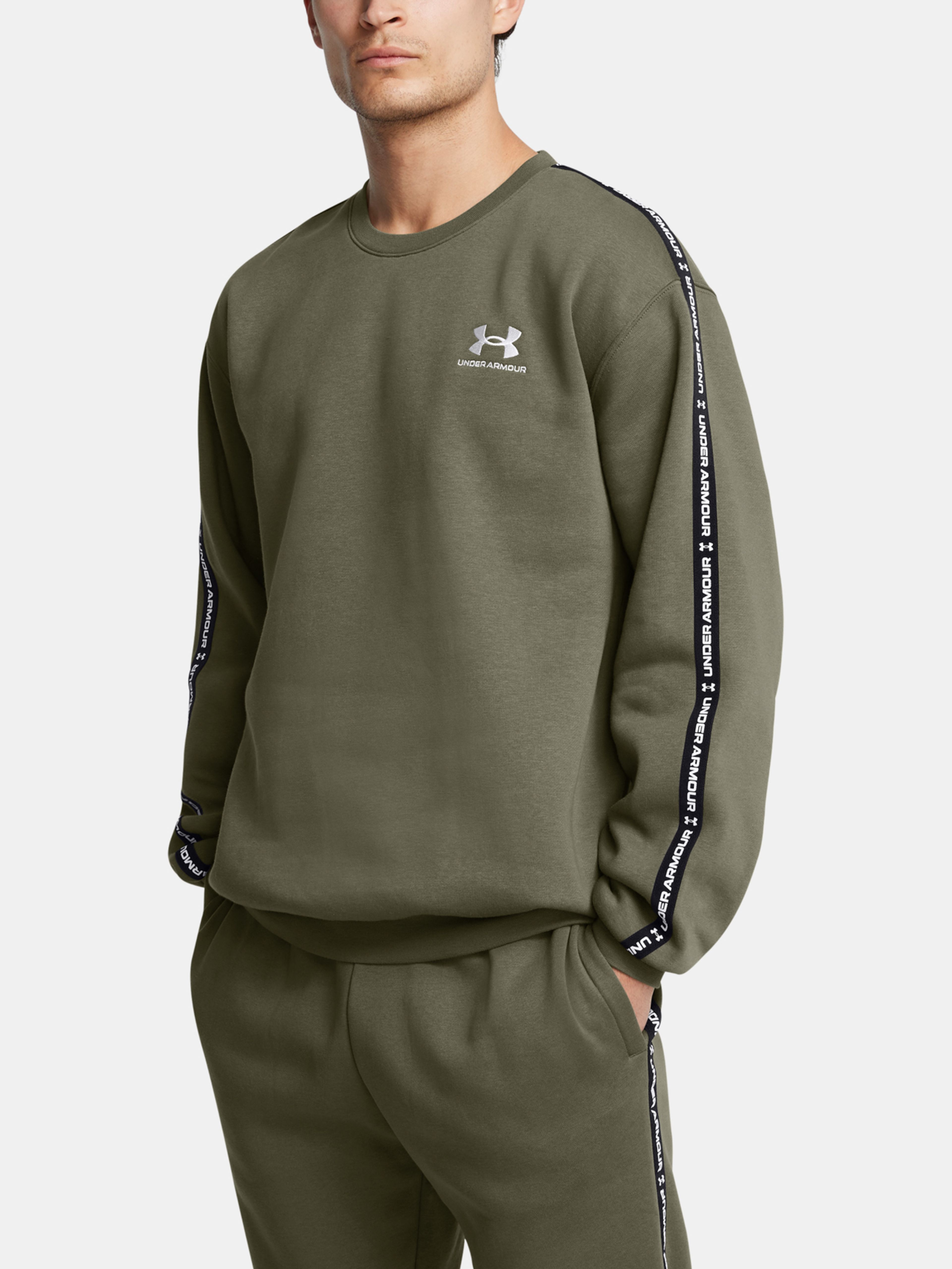 Férfi felső Under Armour UA Icon Fleece Crew Taping