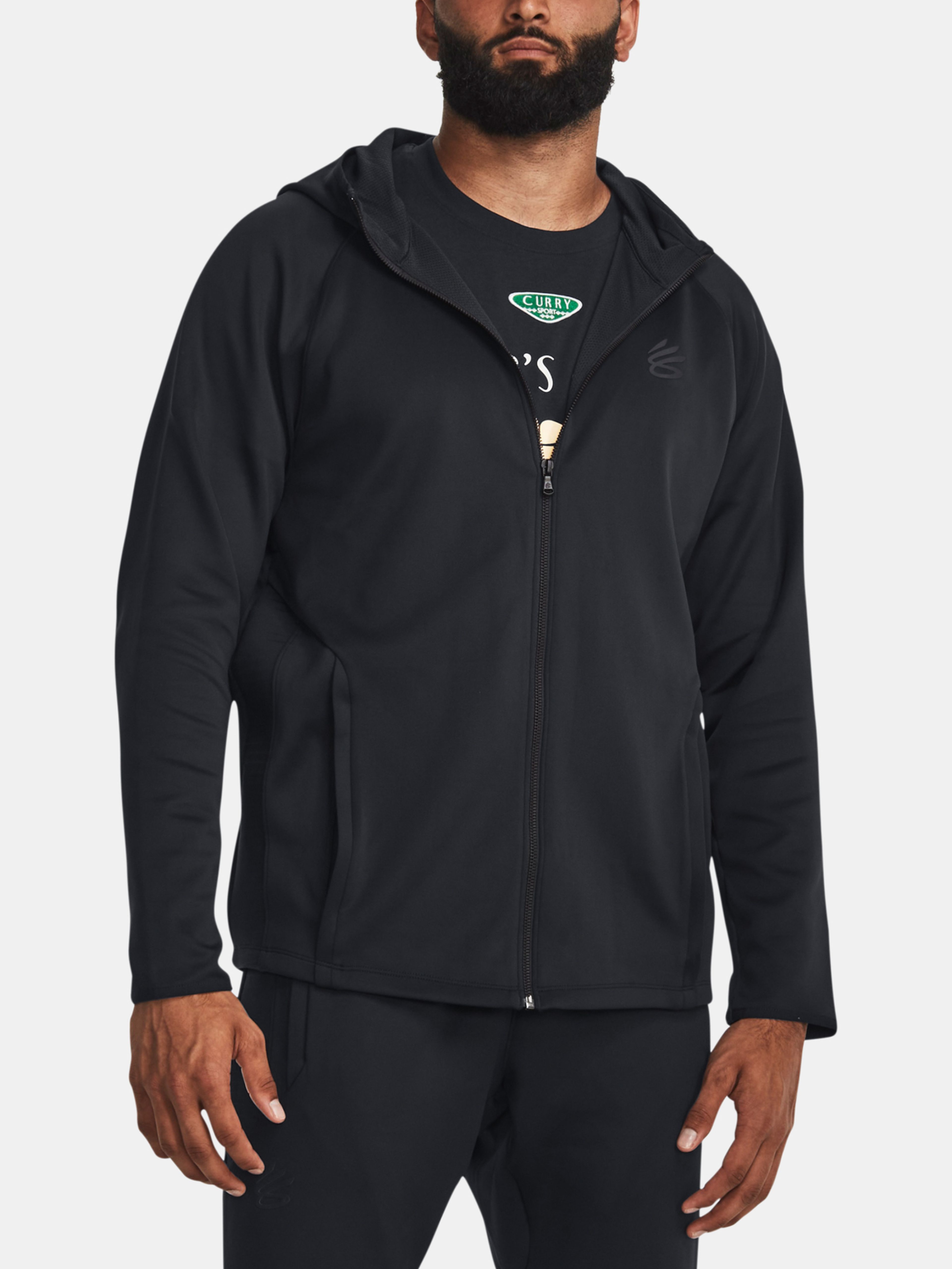 Under Armour Curry Playable Jacket-BLK dzseki