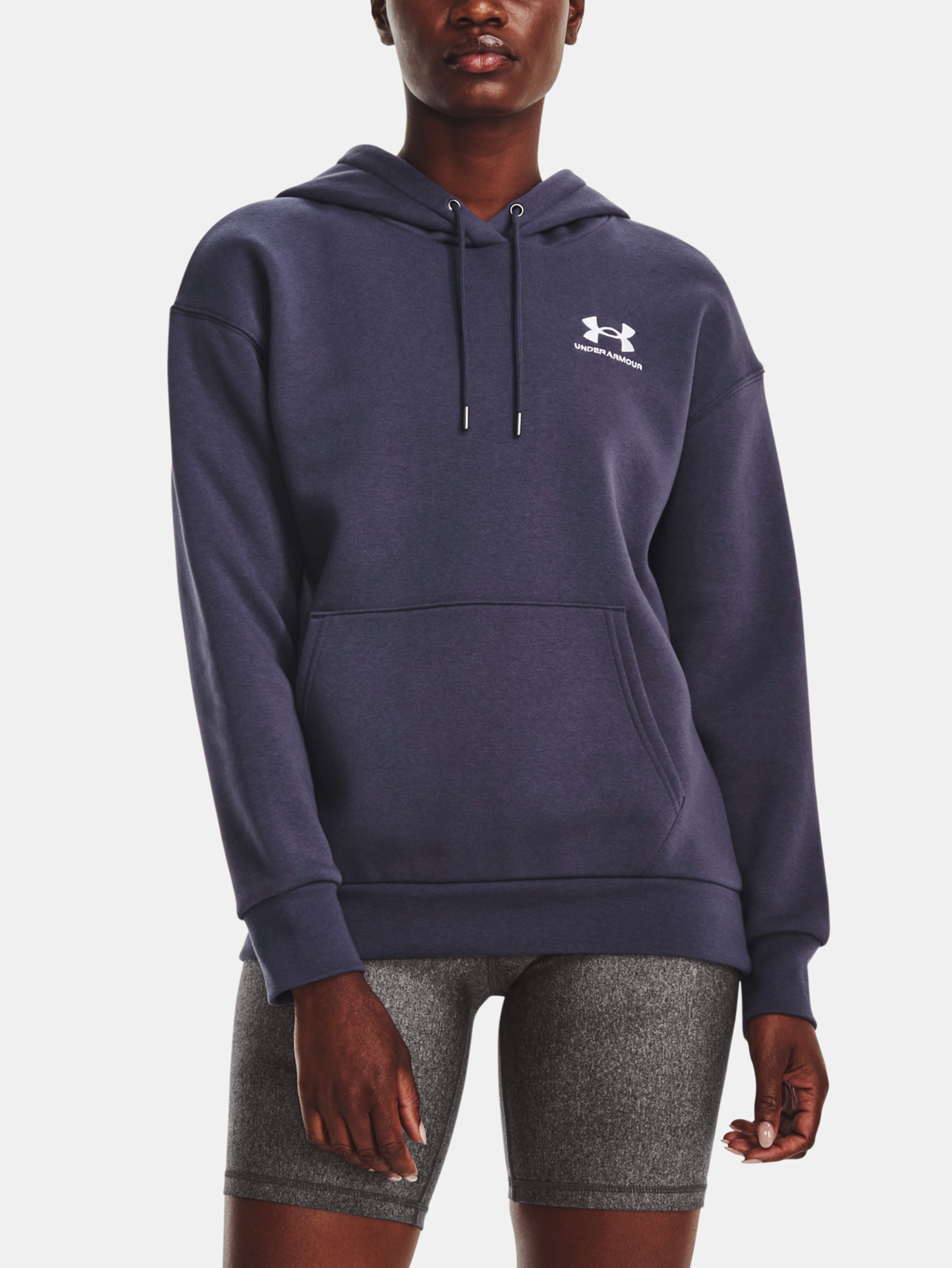 Pulover Under Armour Essential Fleece Hoodie-GRY