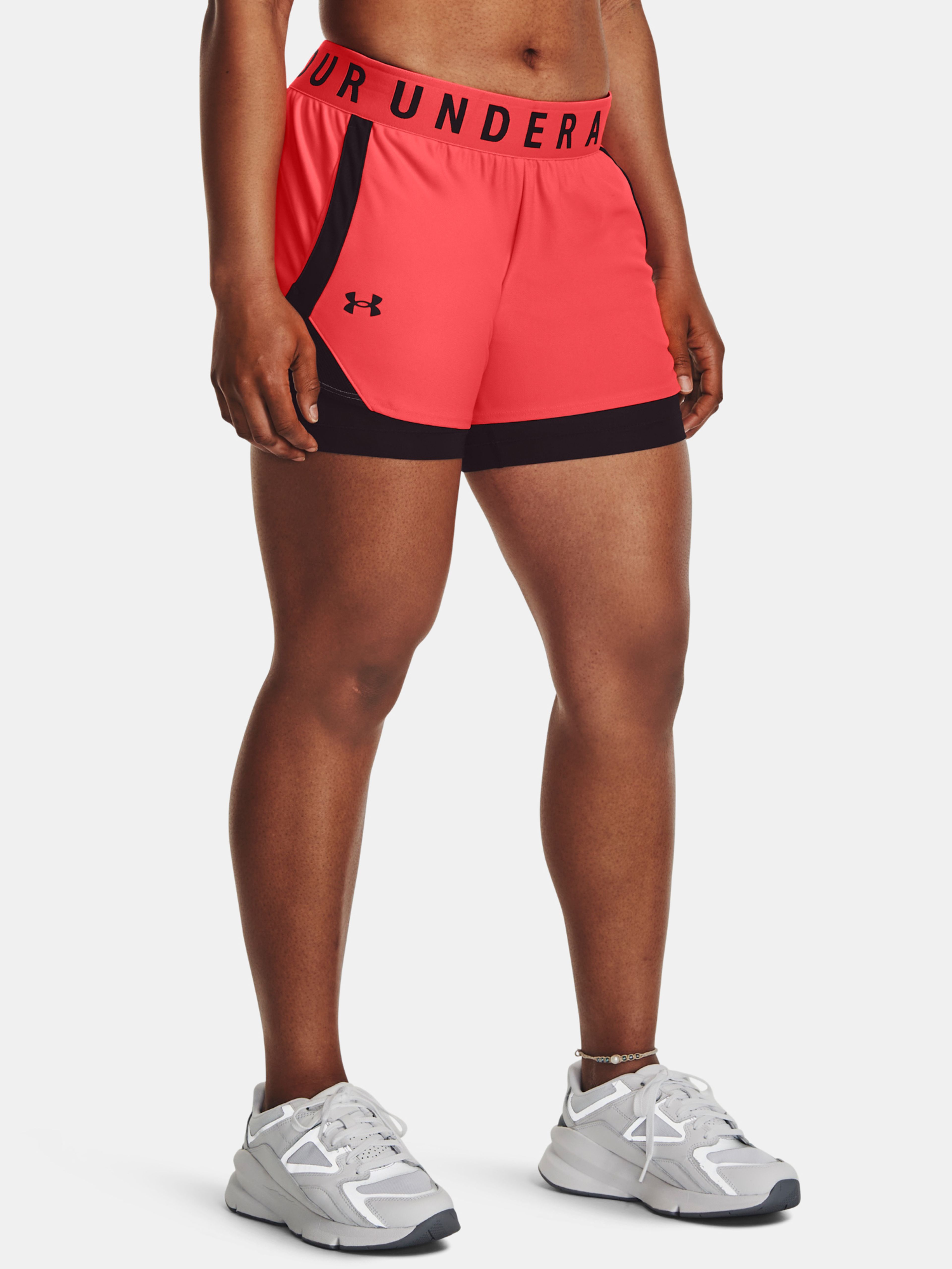 Kraťasy Under Armour Play Up 2-in-1 Shorts-RED