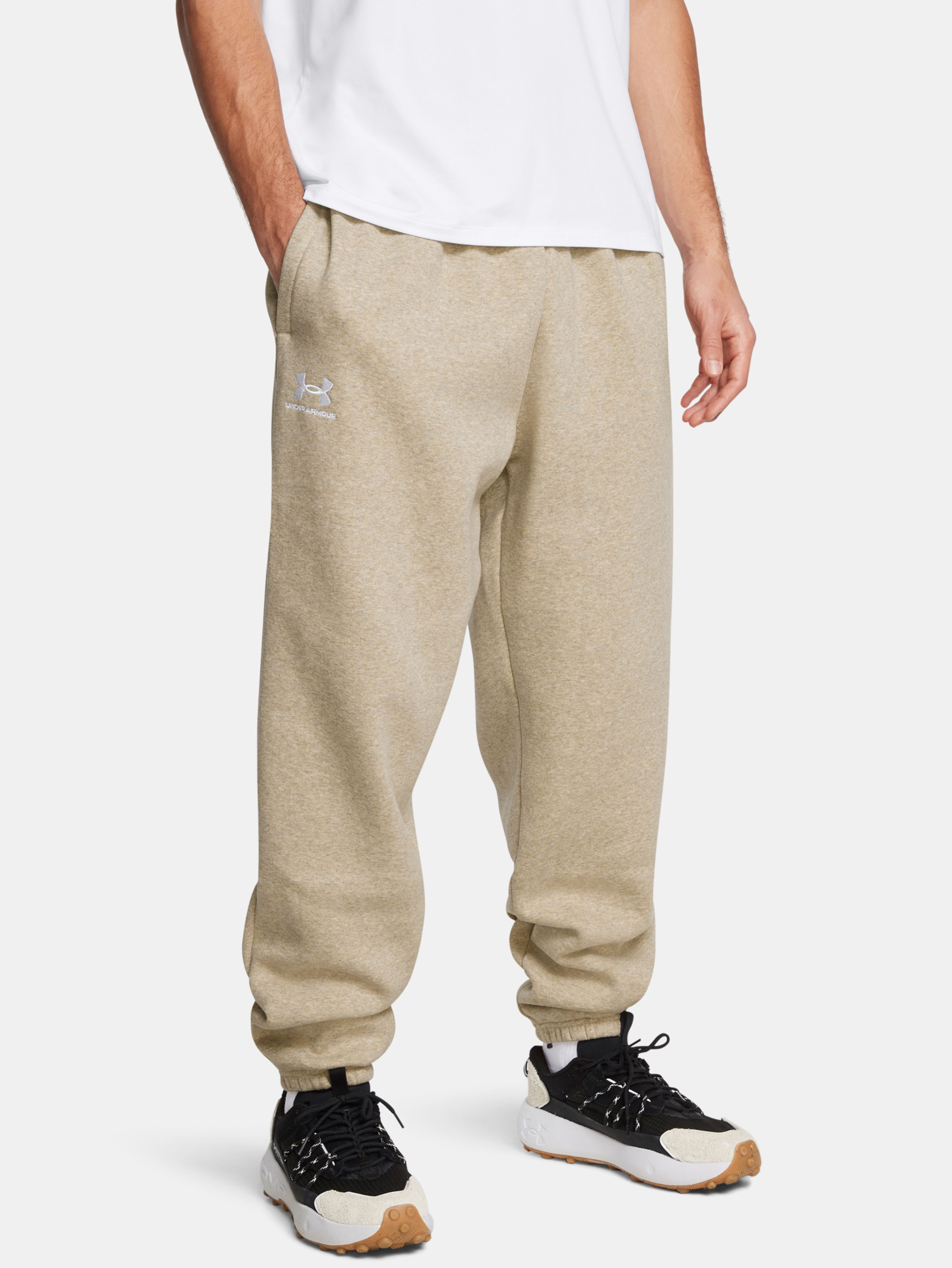 Pánské kalhoty Under Armour UA Essential Flc Puddle Pant