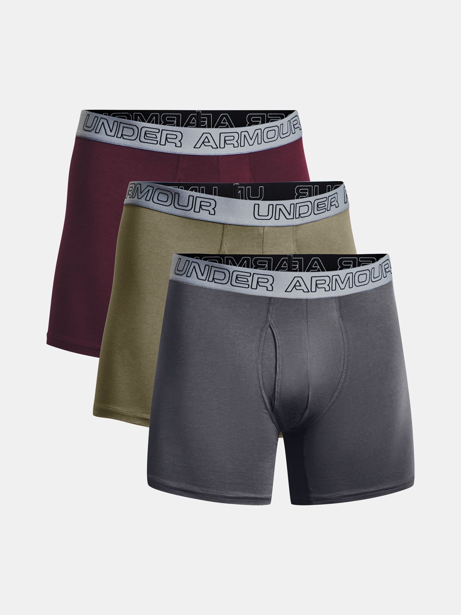 Pánské boxerky Under Armour Charged Cotton 6in 3Pk | underarmour.cz