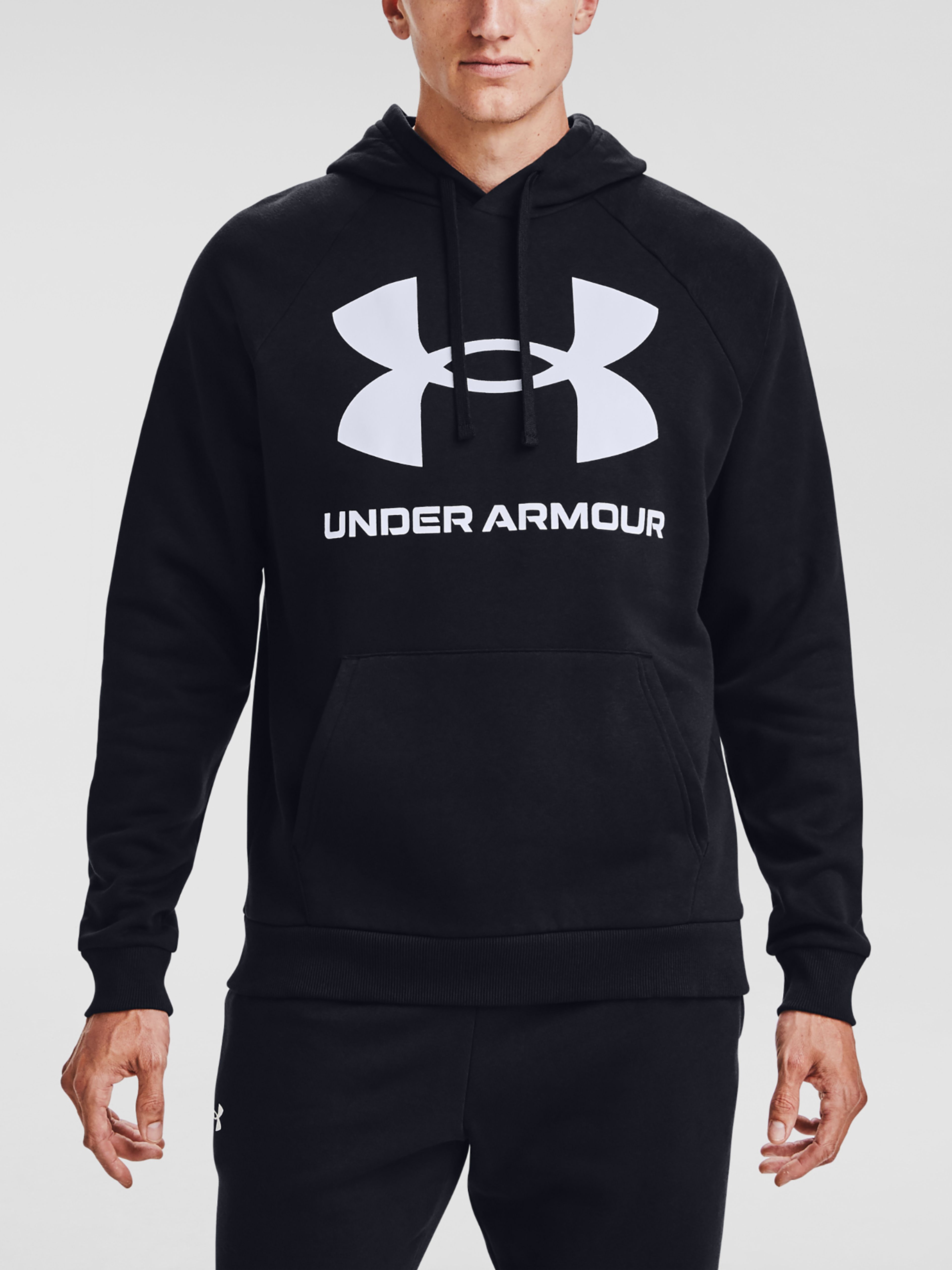  Armour Fleece Big Logo HD-GRY - mikina pánská - UNDER  ARMOUR - 60.04 € - outdoorové oblečení a vybavení shop