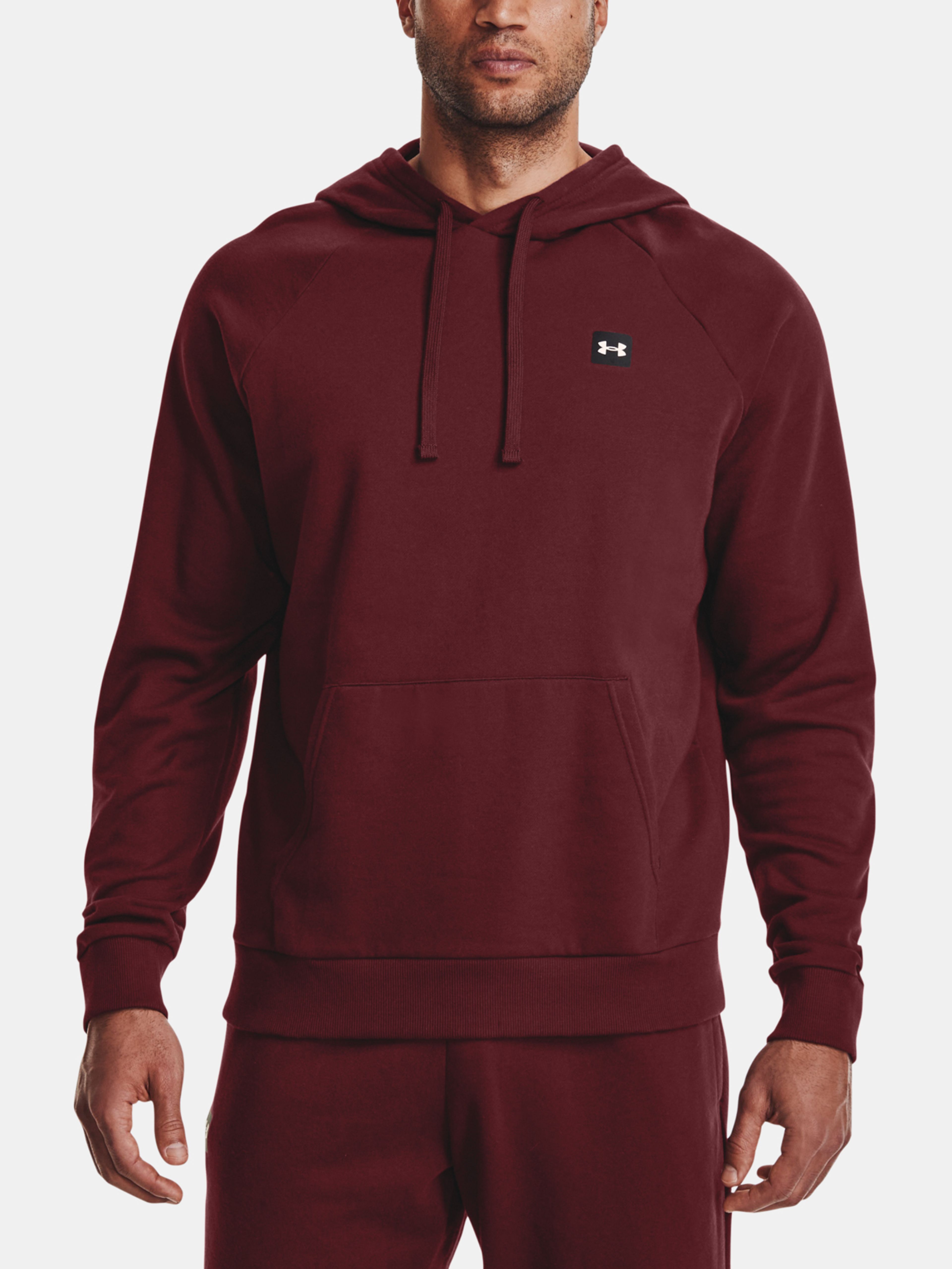 Mikina Under Armour UA Rival Fleece Hoodie-RED