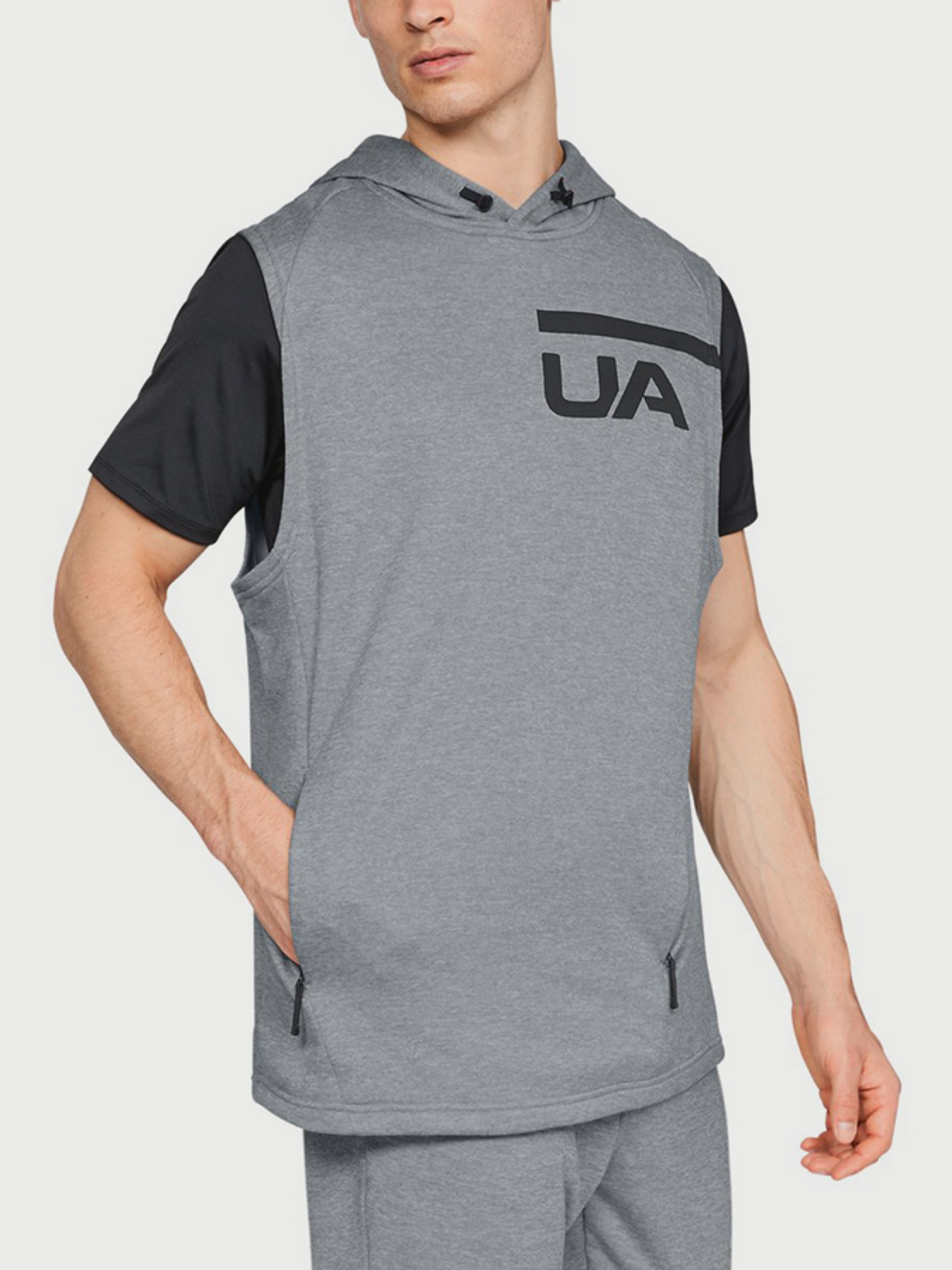 Under armour store mk1 sleeveless hoodie