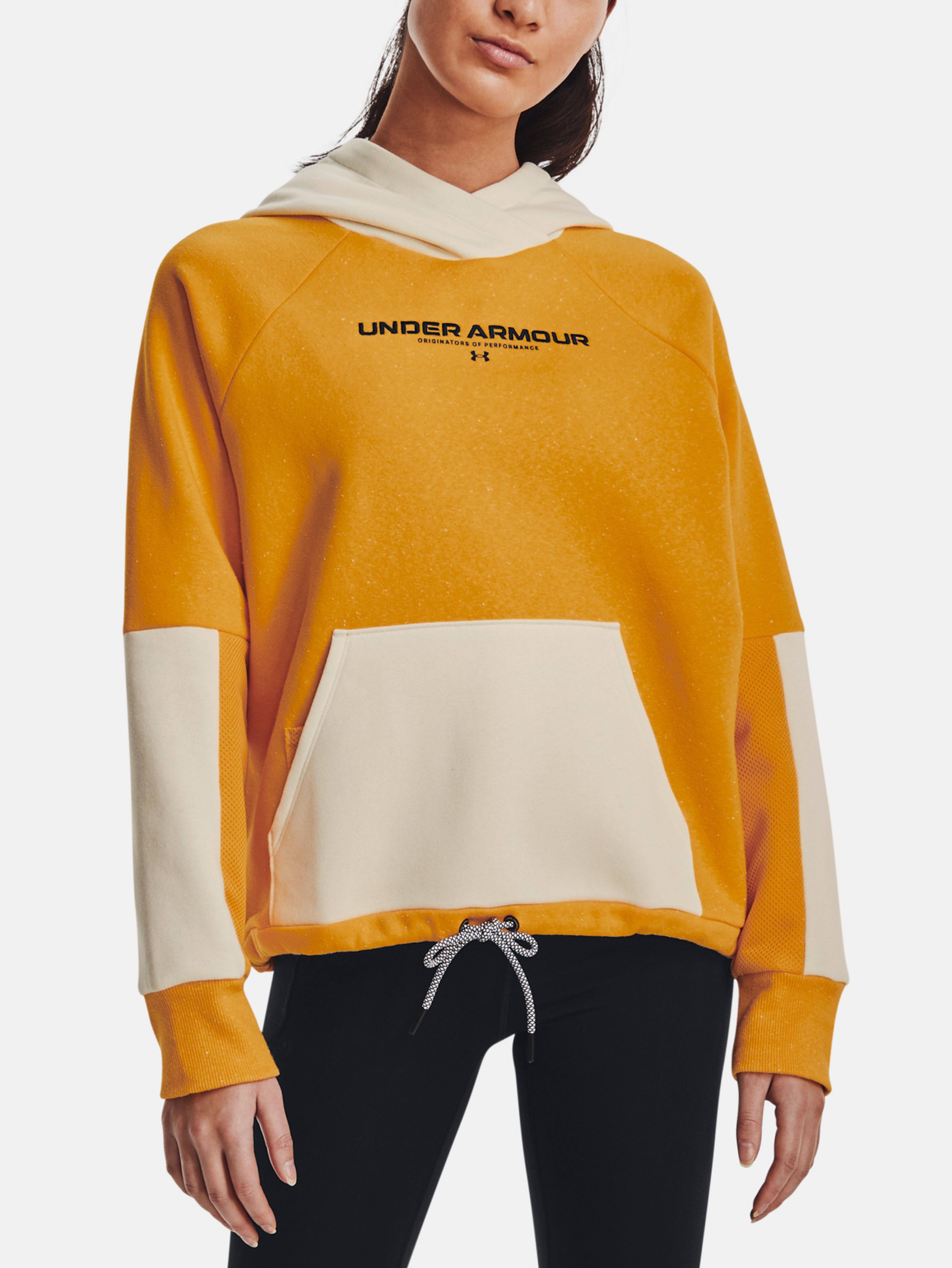 Mikina Under Armour Rival + Fleece Hoodie-GLD