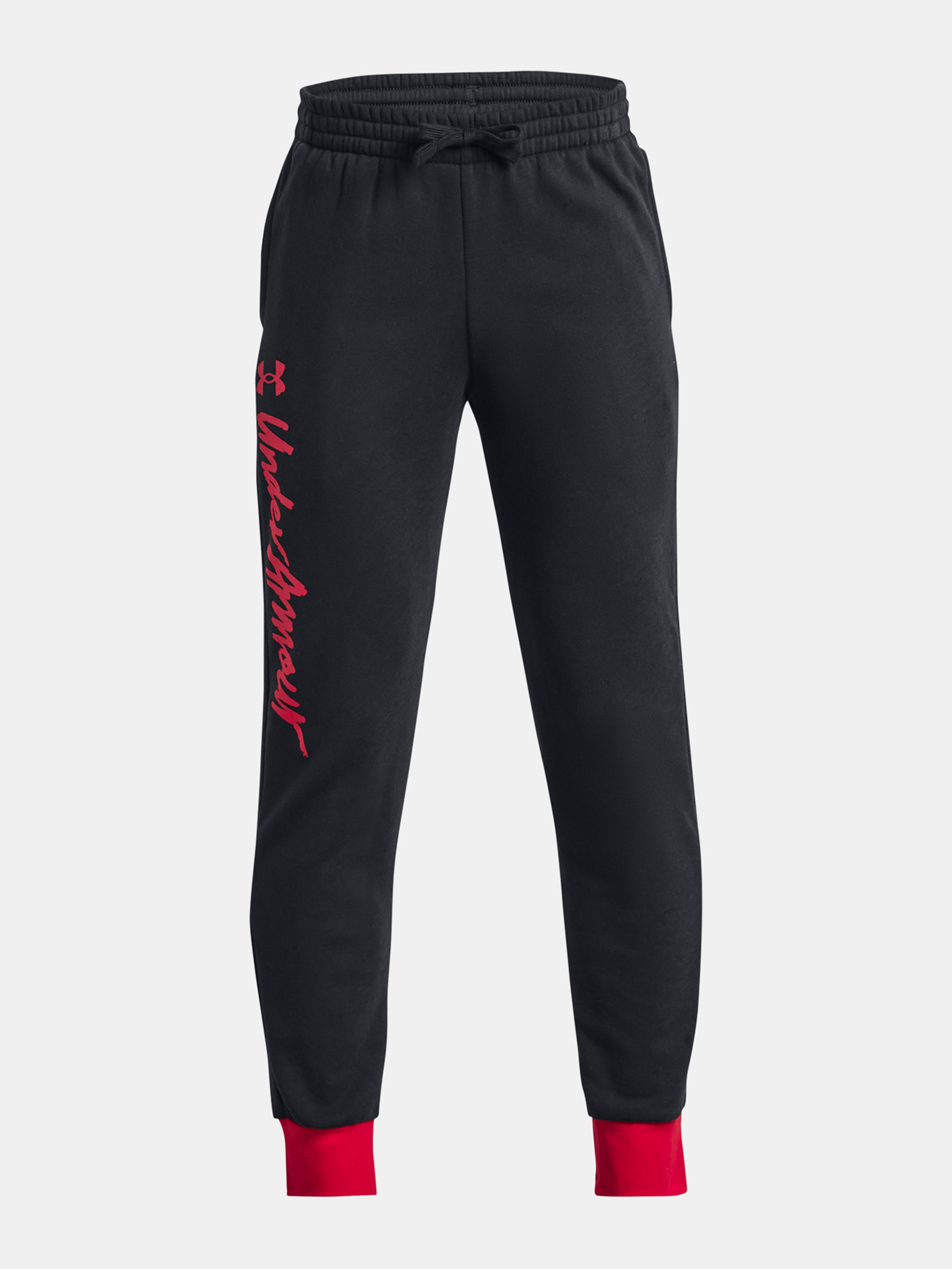 Tepláky Under Armour UA Rival Fleece Script Jgrs-BLK