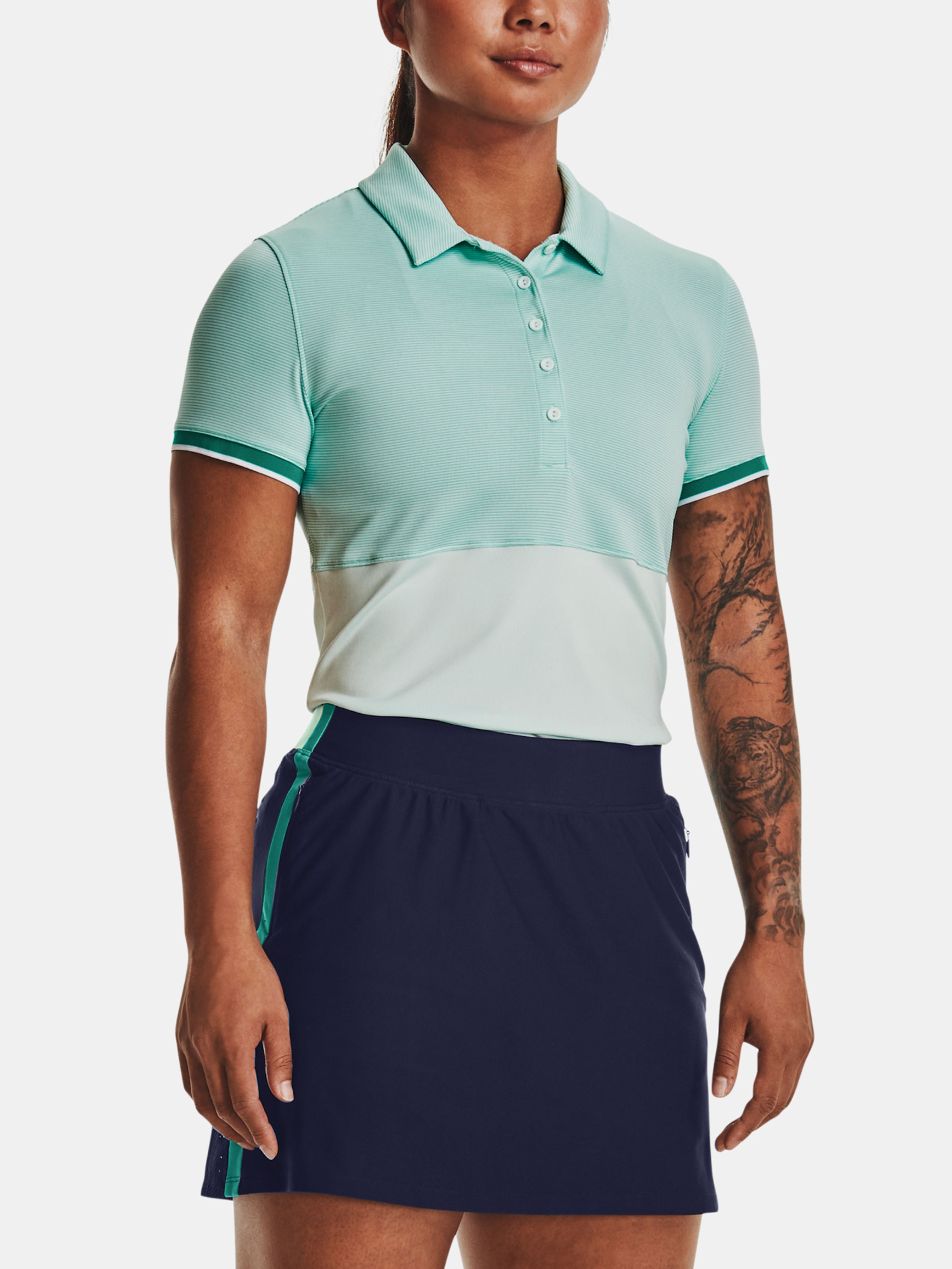 Majica Under Armour UA Zinger Point SS Polo-GRN