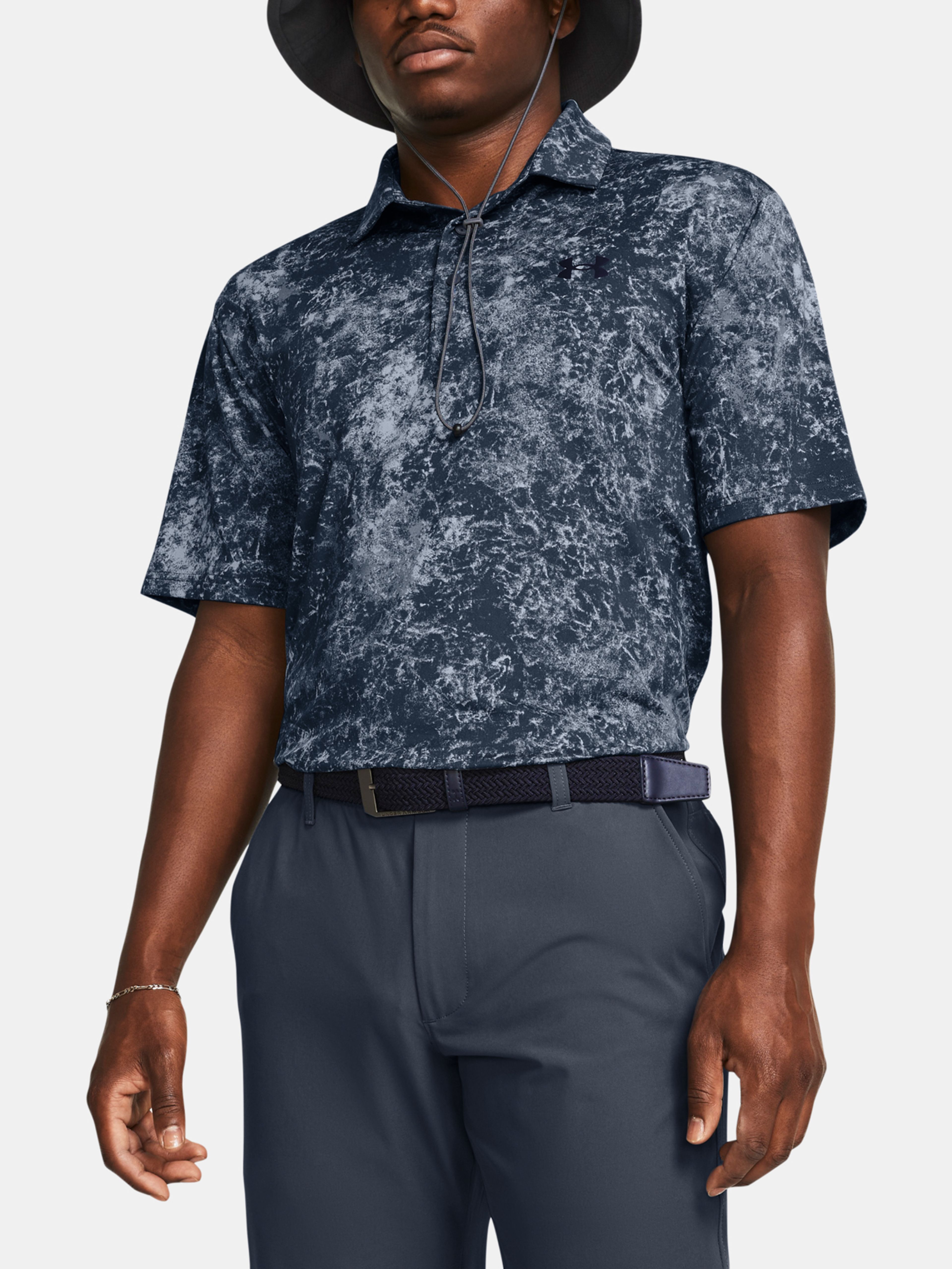 Majica Under Armour UA Playoff 3.0 Printed Polo-GRY