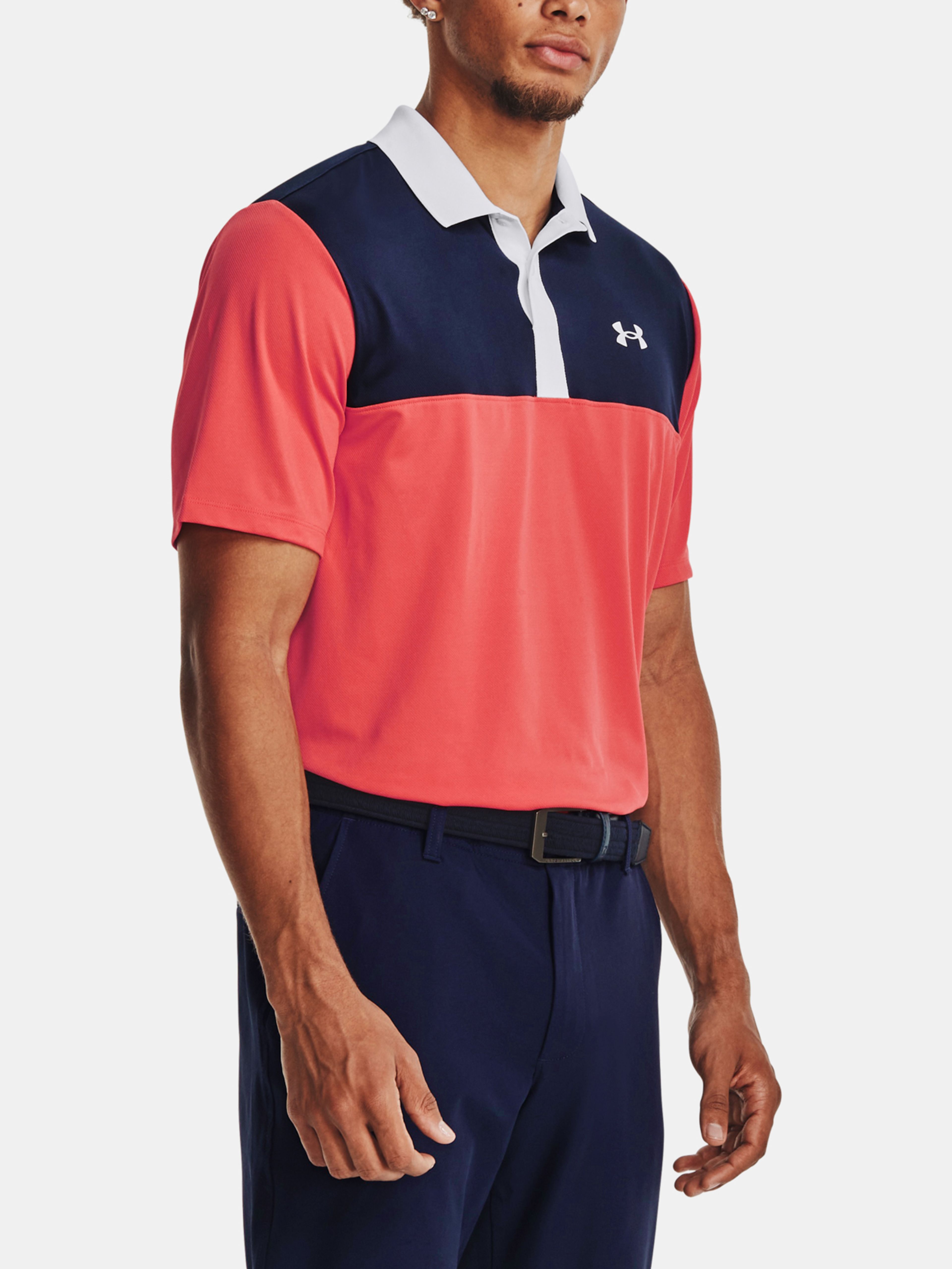Majica Under Armour UA Perf 3.0 Color Block Polo-RED