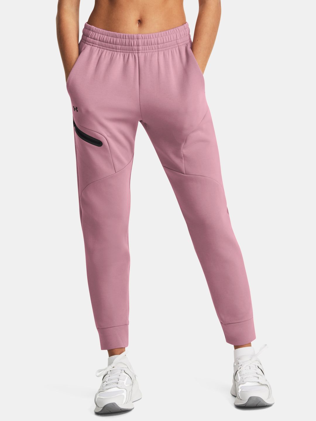  Unstoppable Flc Jogger-GRY - kalhoty dámské - UNDER ARMOUR  - 85.47 € - outdoorové oblečení a vybavení shop