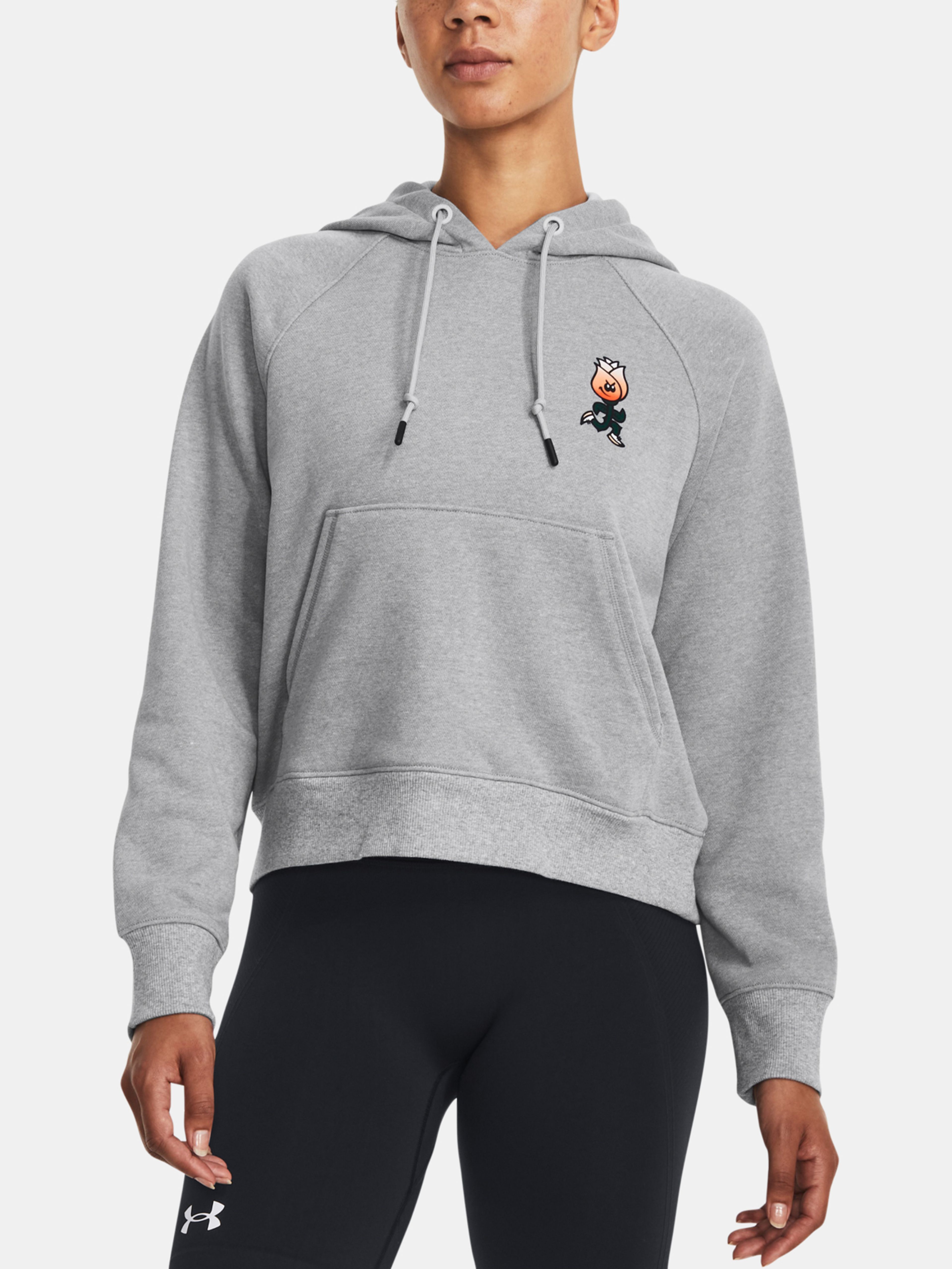 Pulover Under Armour HWT Terry Hoodie-GRY