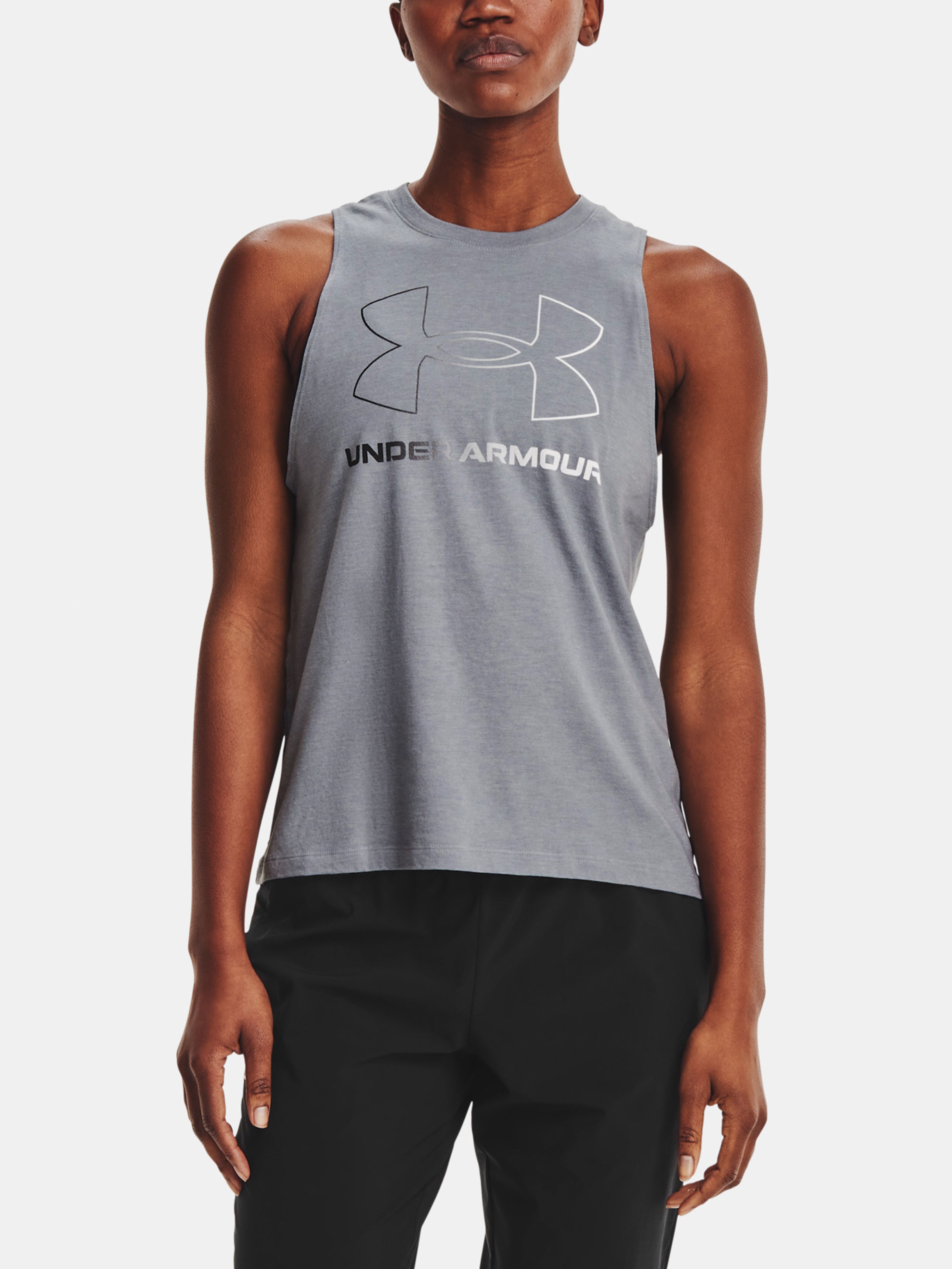 Tielko Under Armour Live Sportstyle Graphic Tank-GRY