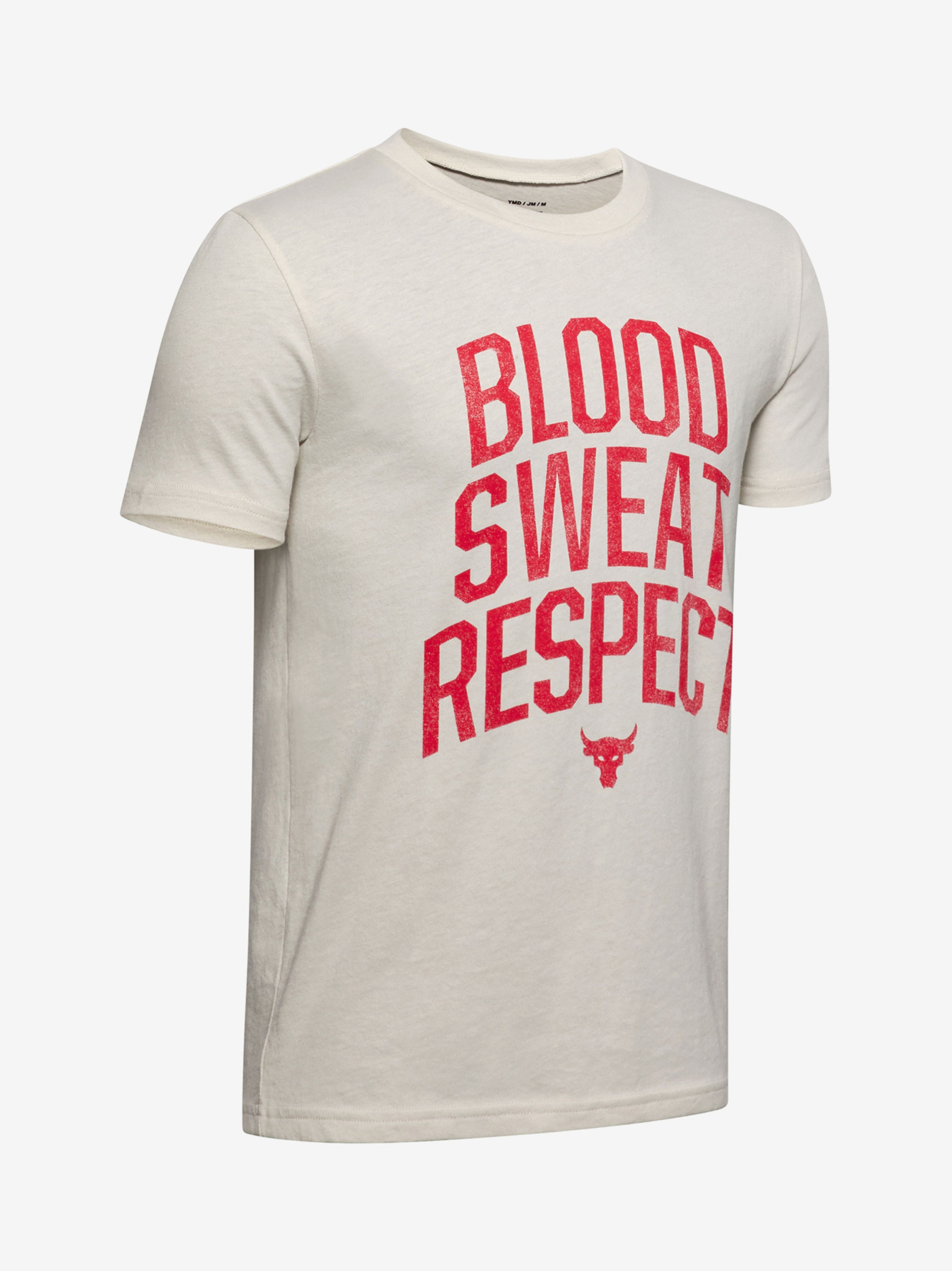 The rock under store armour blood sweat respect