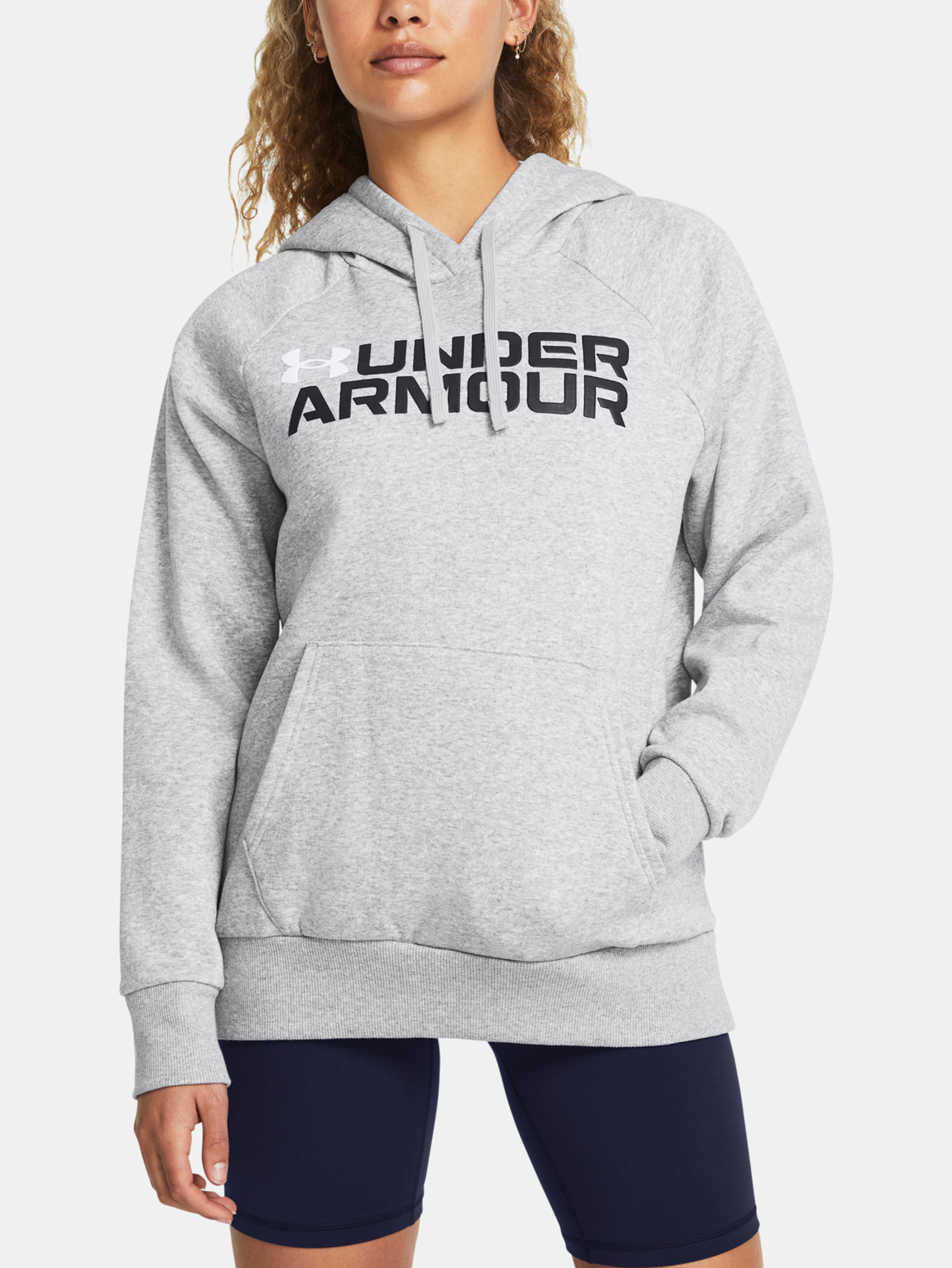 Dámska mikina Under Armour Rival Fleece Wordmark Hoodie