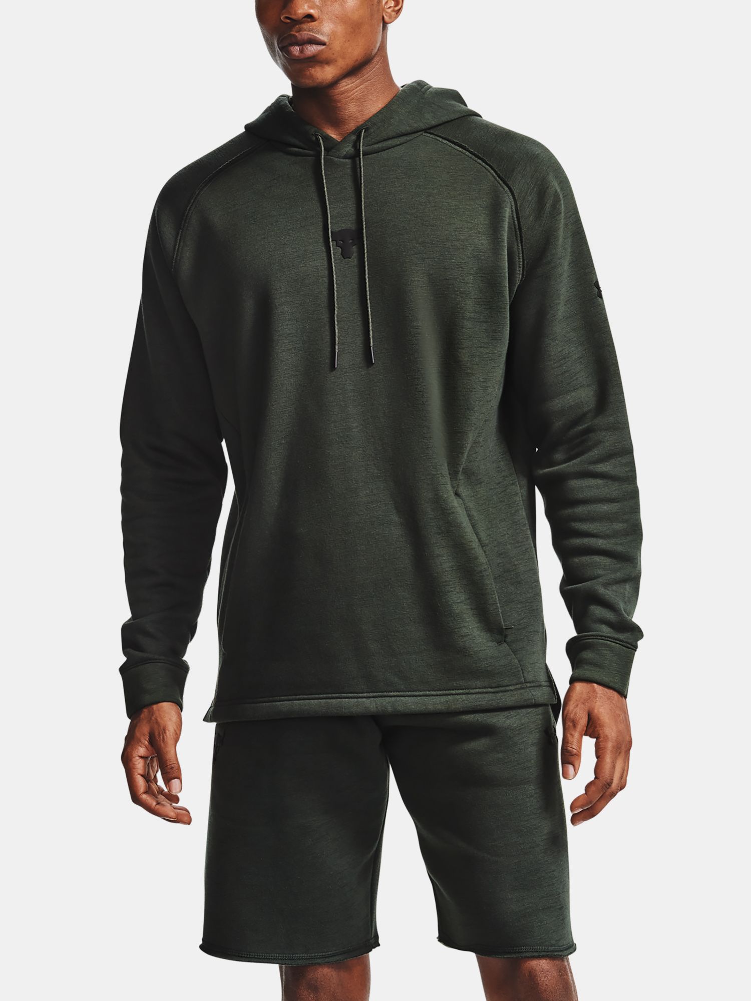 Mikina Under Armour Project Rock CC Hoodie GRN underarmour.cz