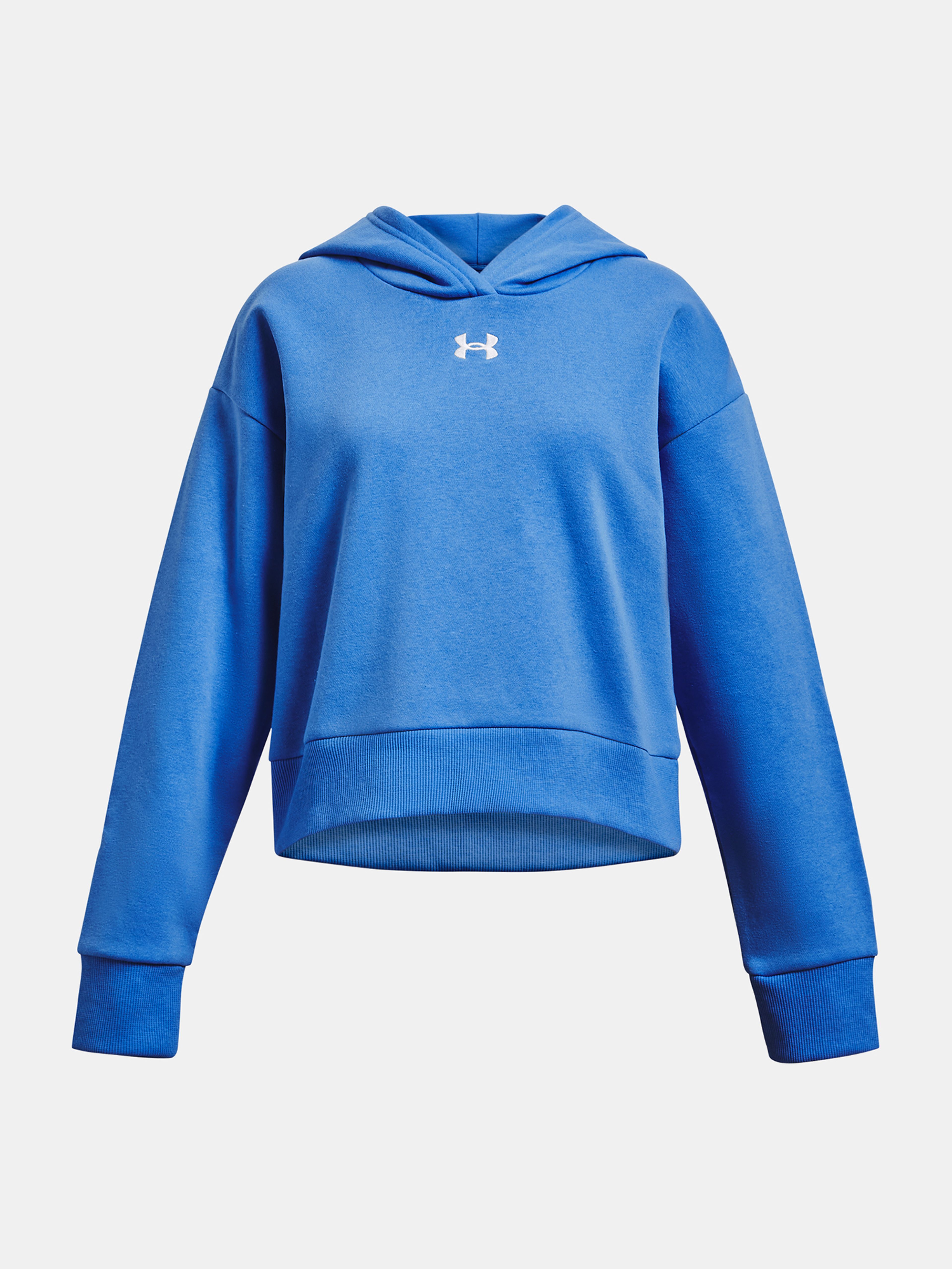 Pulover Under Armour UA Rival Fleece Crop Hoodie-BLU