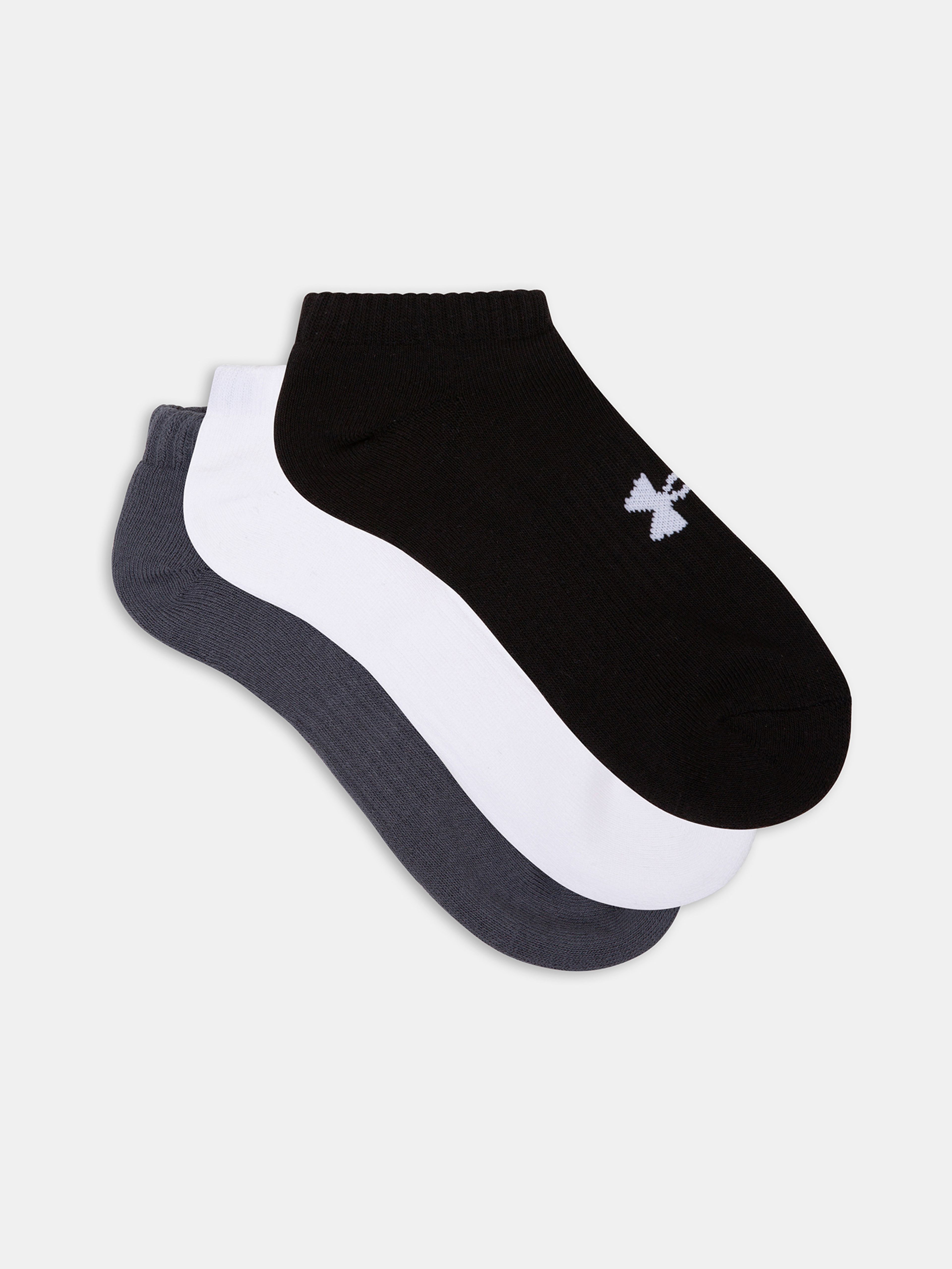 Unisexové ponožky Under Armour Core No Show 3Pk