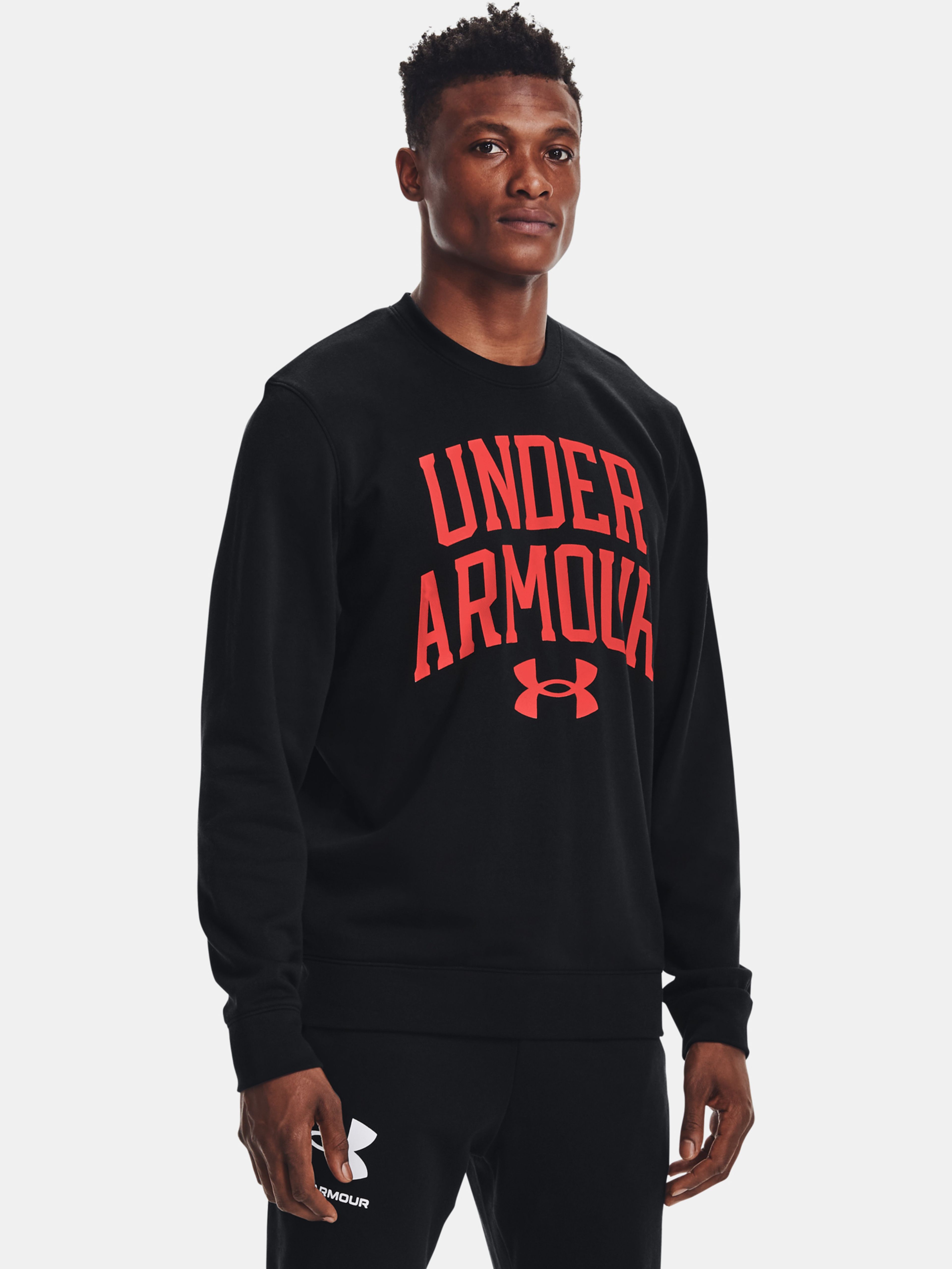 Mikina Under Armour UA RIVAL TERRY CREW-BLK