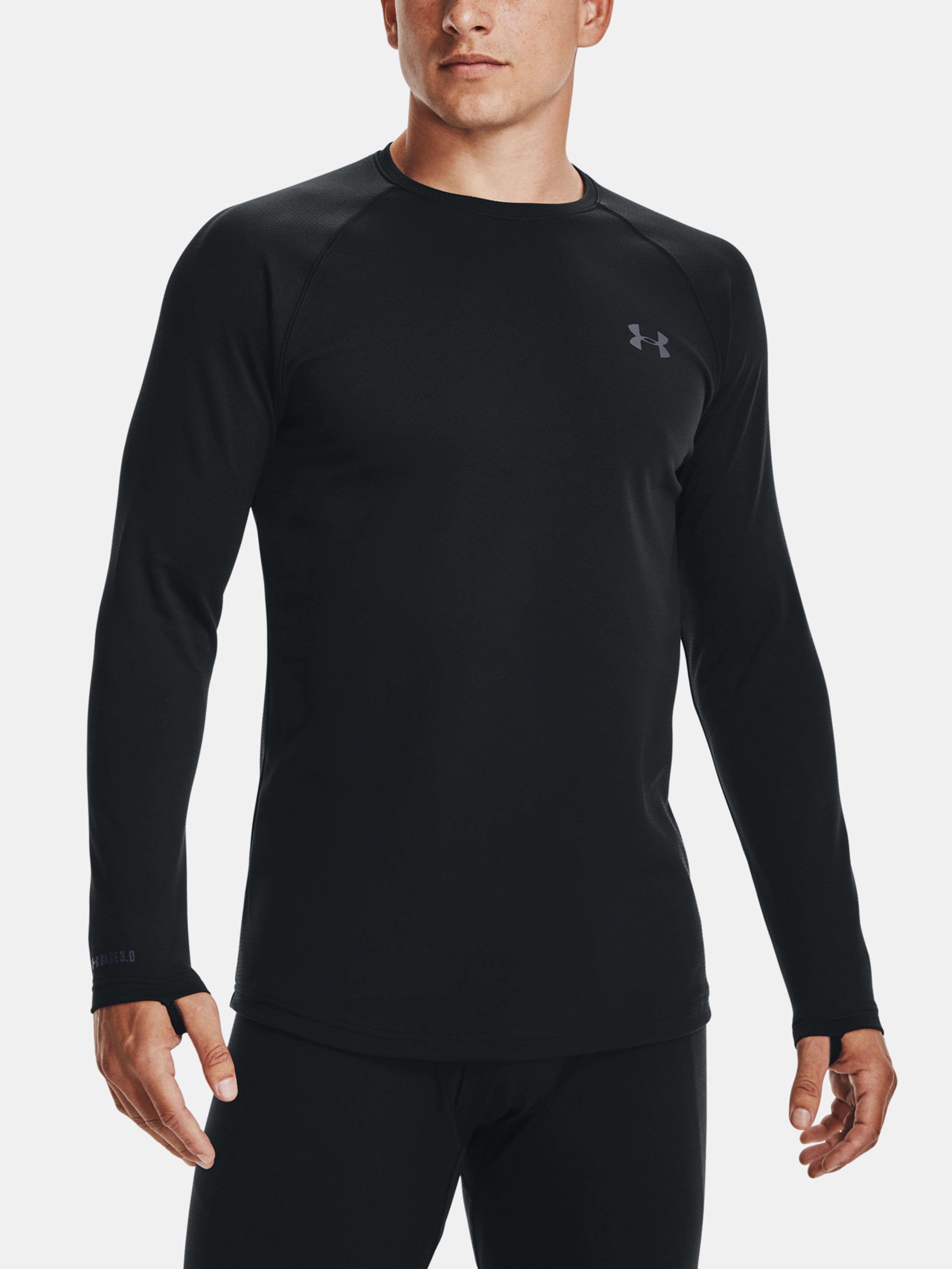 Majica Under Armour Packaged Base 3.0 Crew-BLK