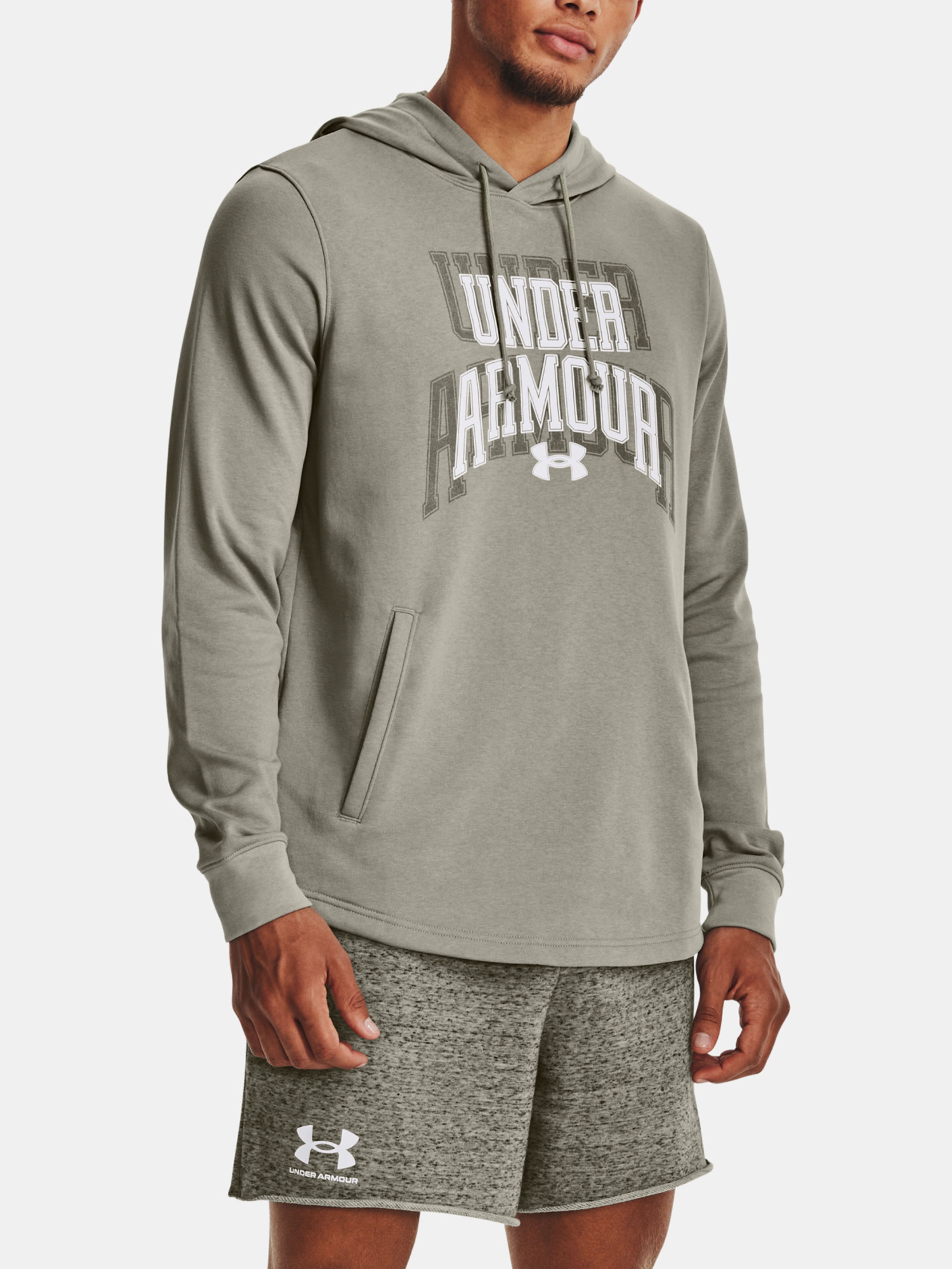 Mikina Under Armour UA Rival Terry Graphic HD-GRN