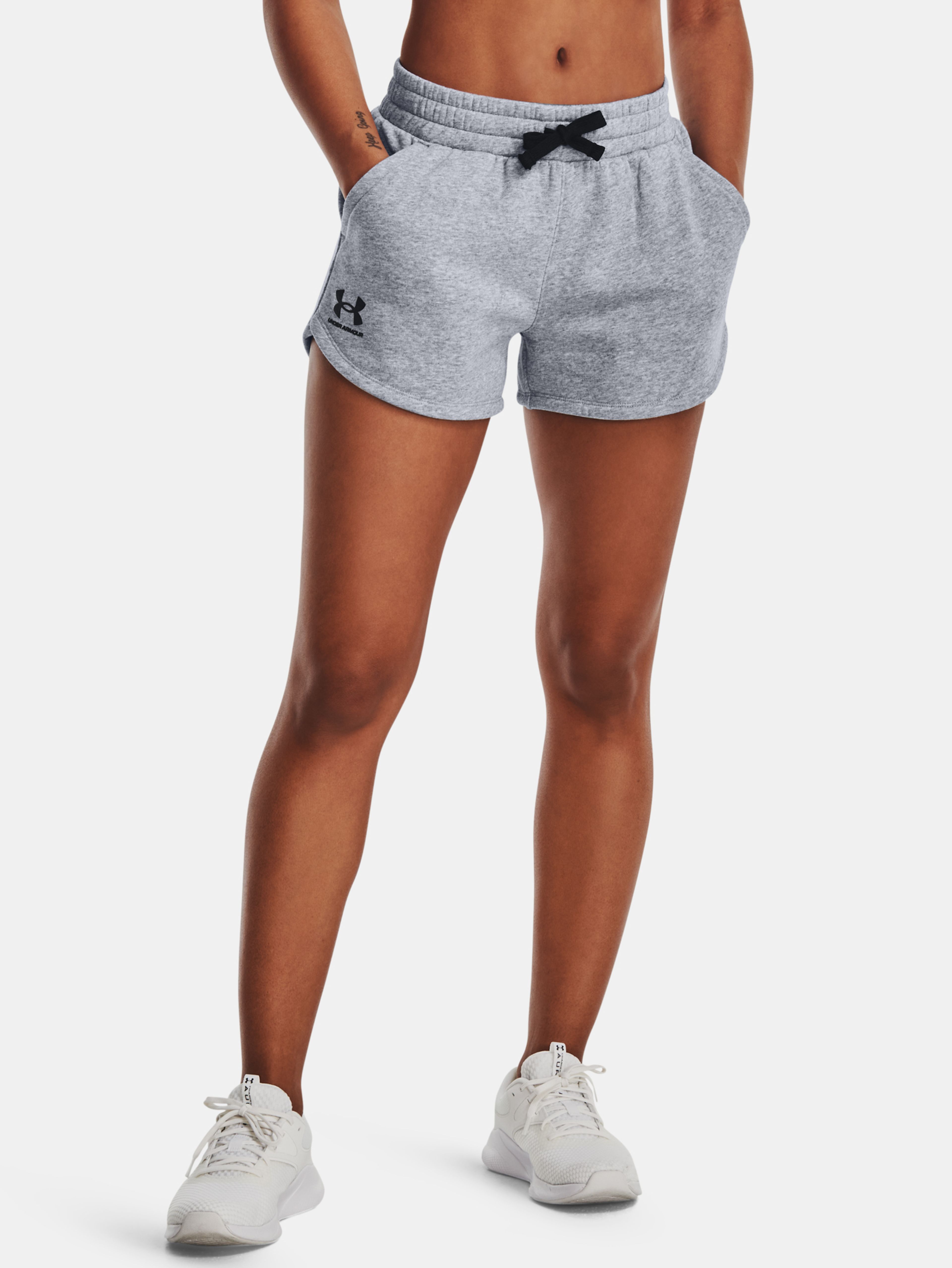 Kraťasy Under Armour Rival Fleece Short -GRY