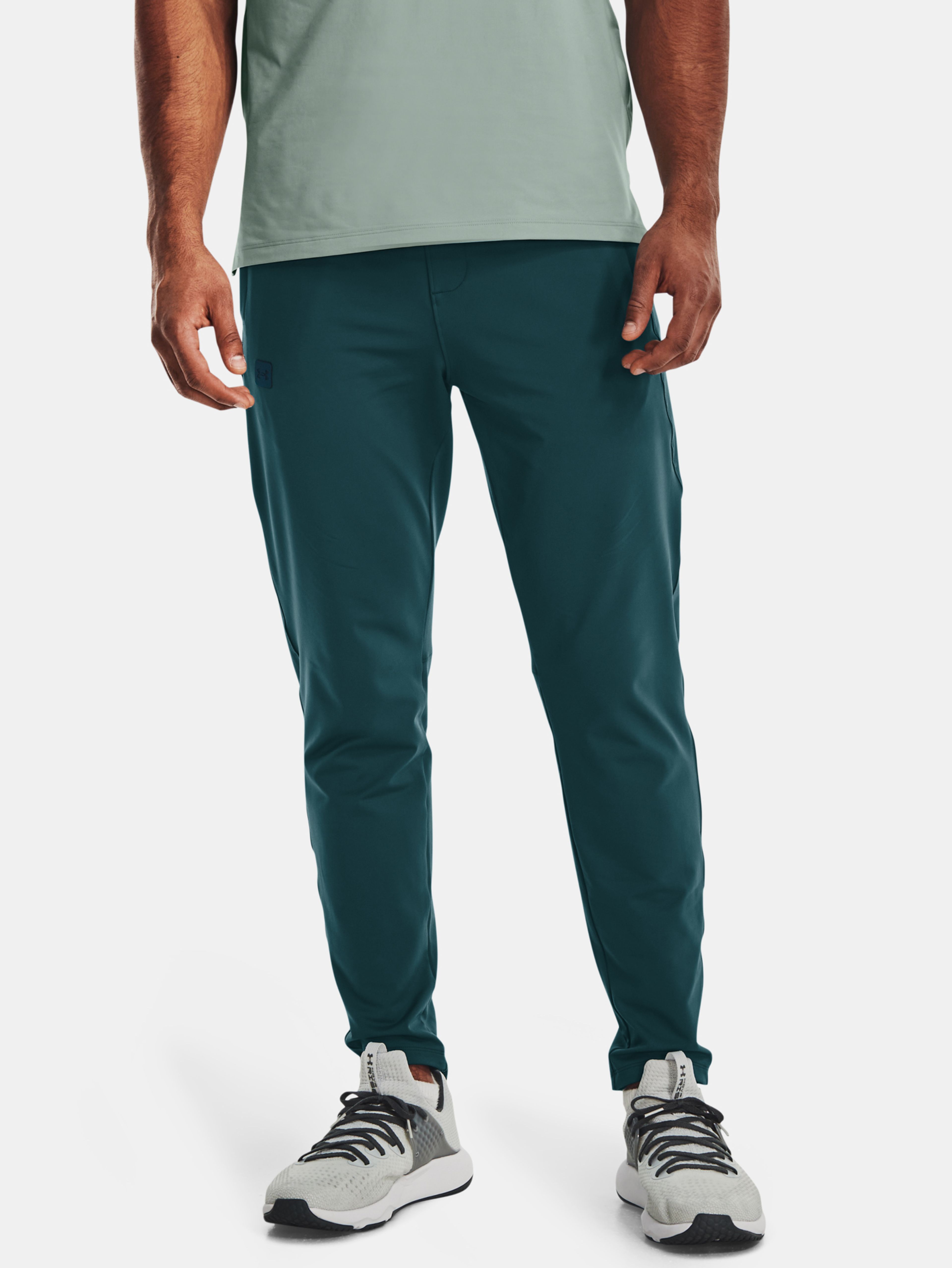Tepláky Under Armour UA Meridian Tapered Pants-GRN
