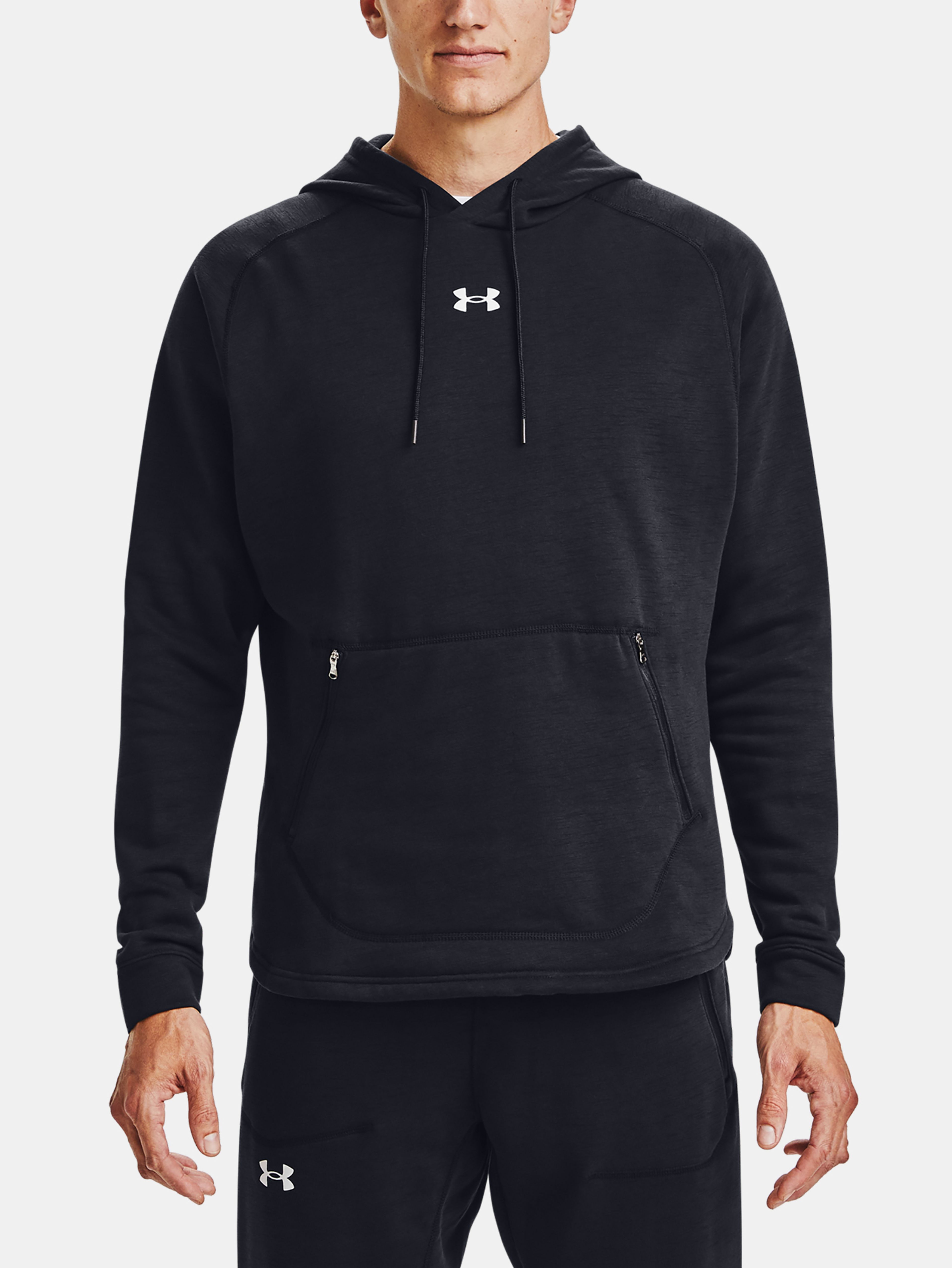 Mikina Under Armour Charged Cotton Fleece HD-BLK