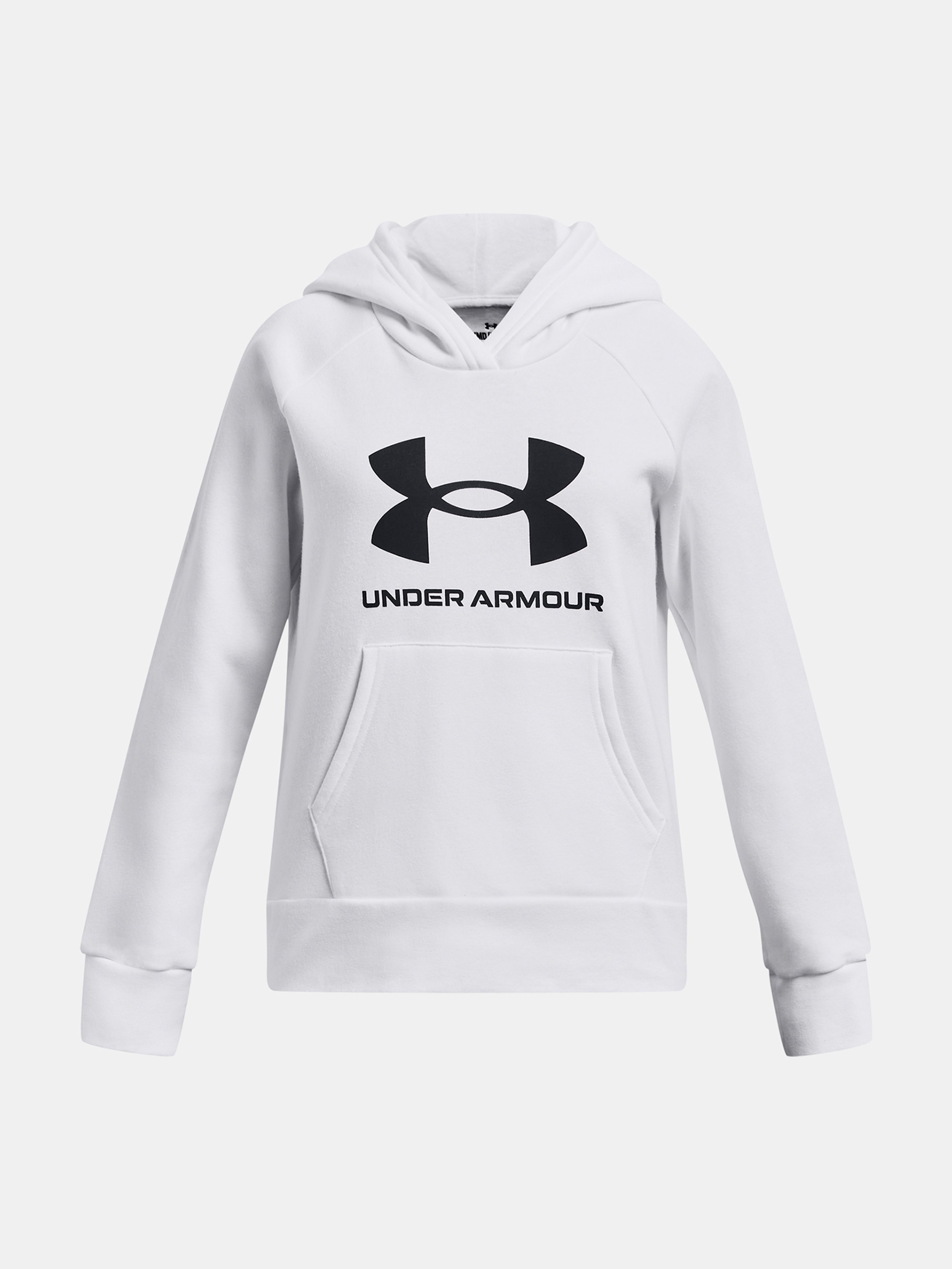 Pulover Under Armour UA Rival Fleece BL Hoodie-WHT