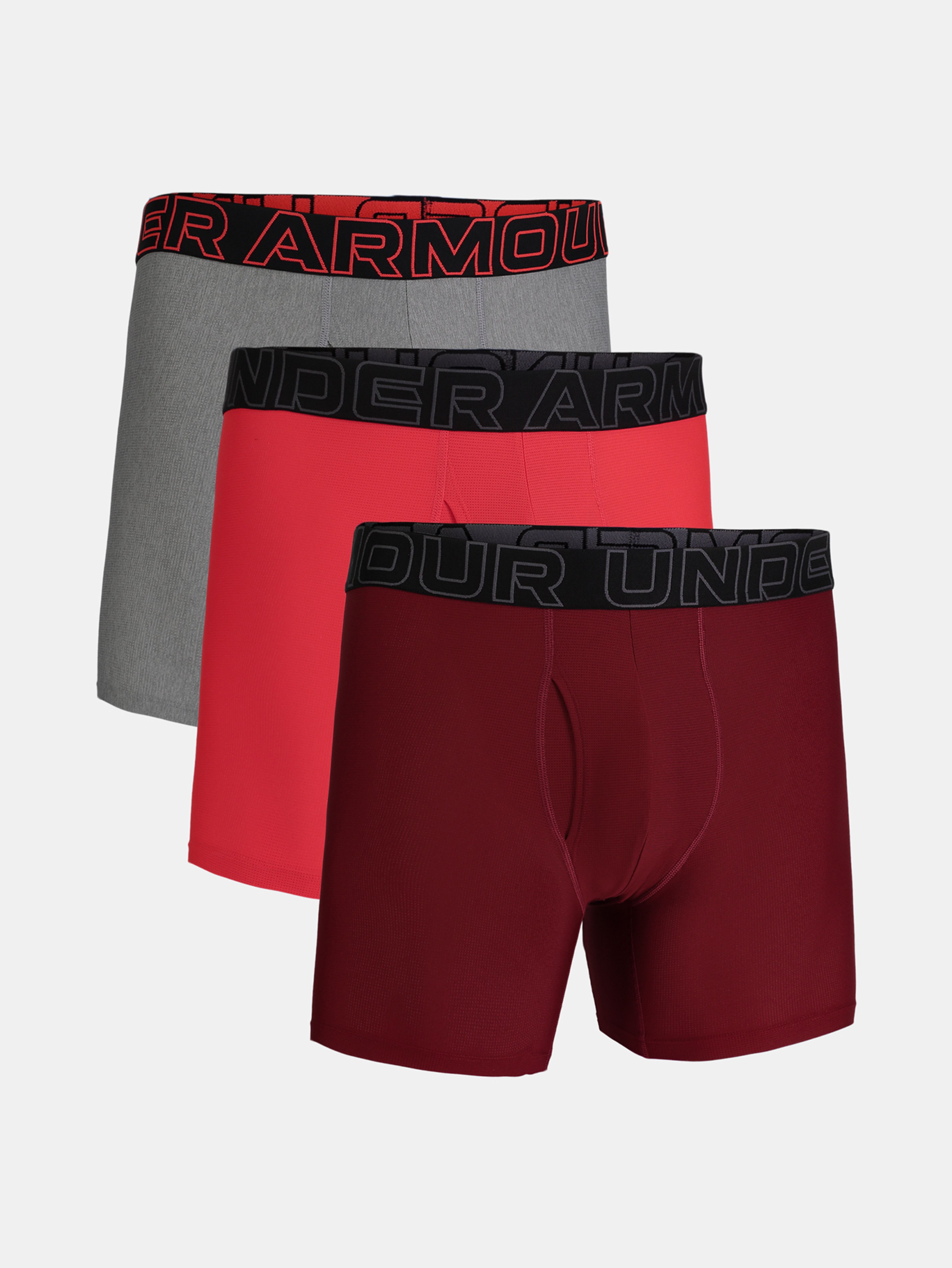 Under Armour M UA Perf Tech Mesh 6in - 3pk boxeralsó