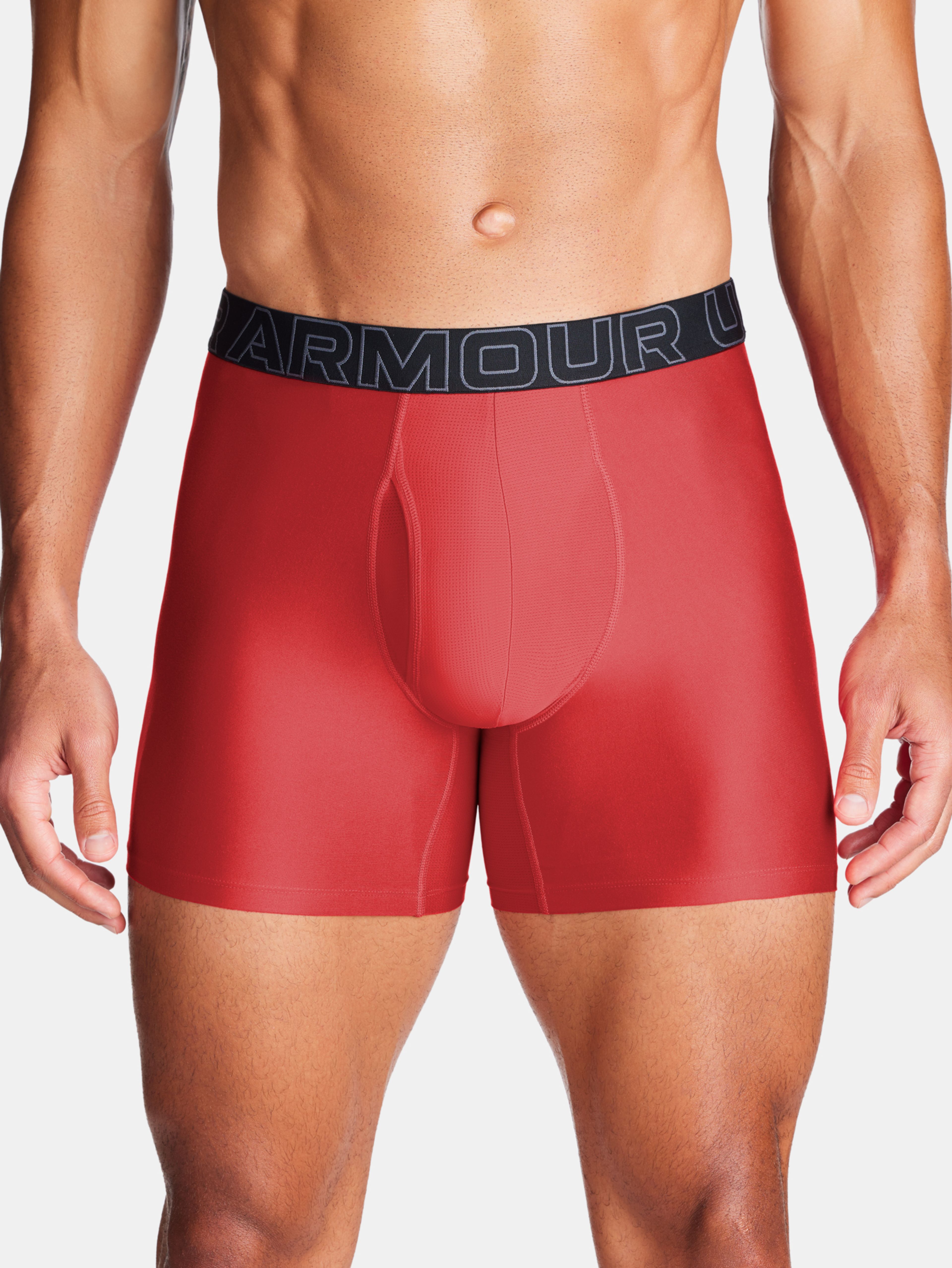 Boxerky Under Armour M UA Perf Tech 6in-RED