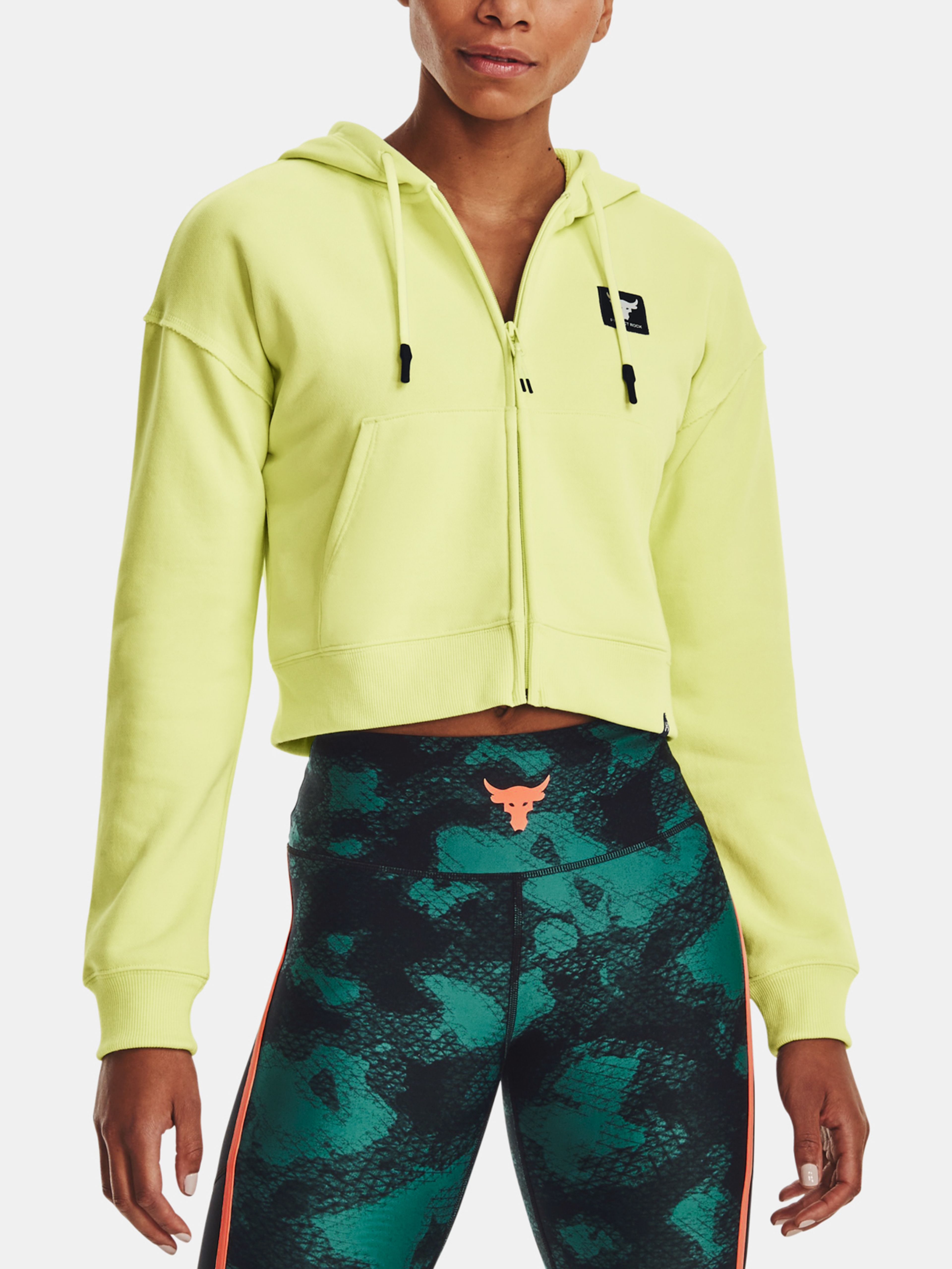 Pulover Under Armour Pjt Rck HW Terry FZ-GRN
